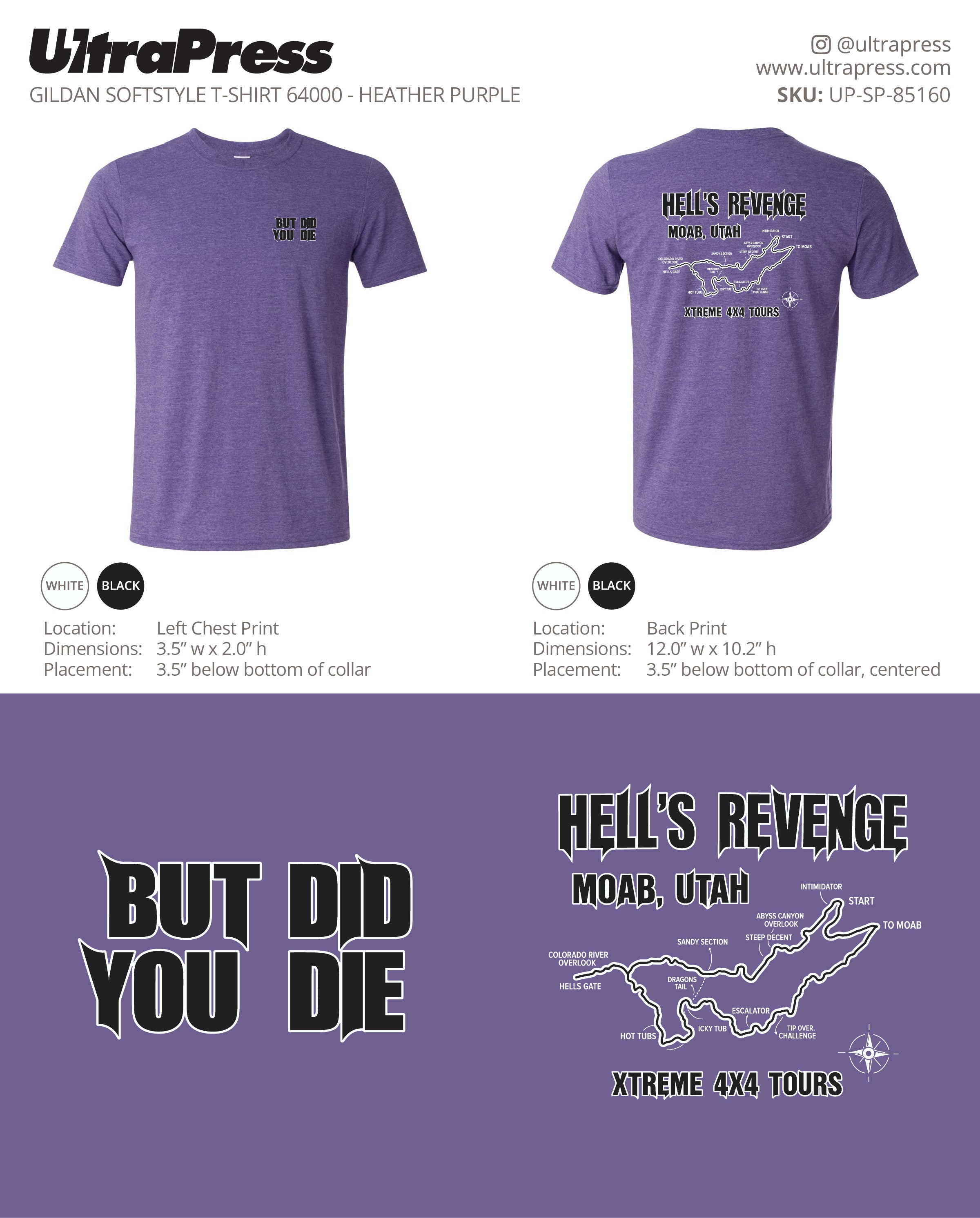 UP-SP-85160 Hell's Revenge - Xtreme 4x4 Tours - 100 Min Qty - Package Deal (Bulk)