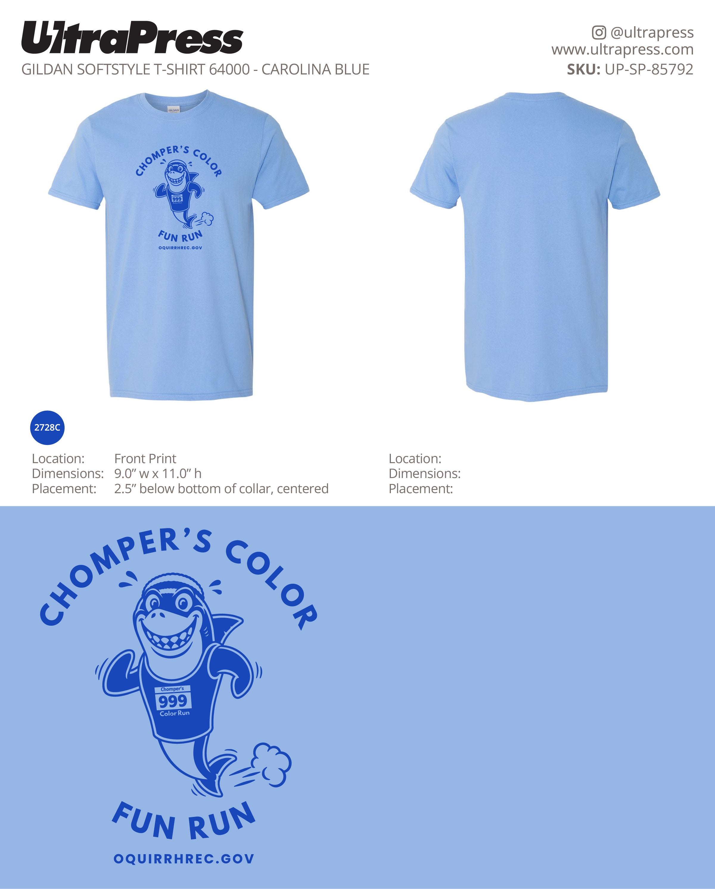 UP-SP-85792 Chomper's Color Fun Run - Kevin Schmidt - 100 Min Qty - Package Deal (Bulk)