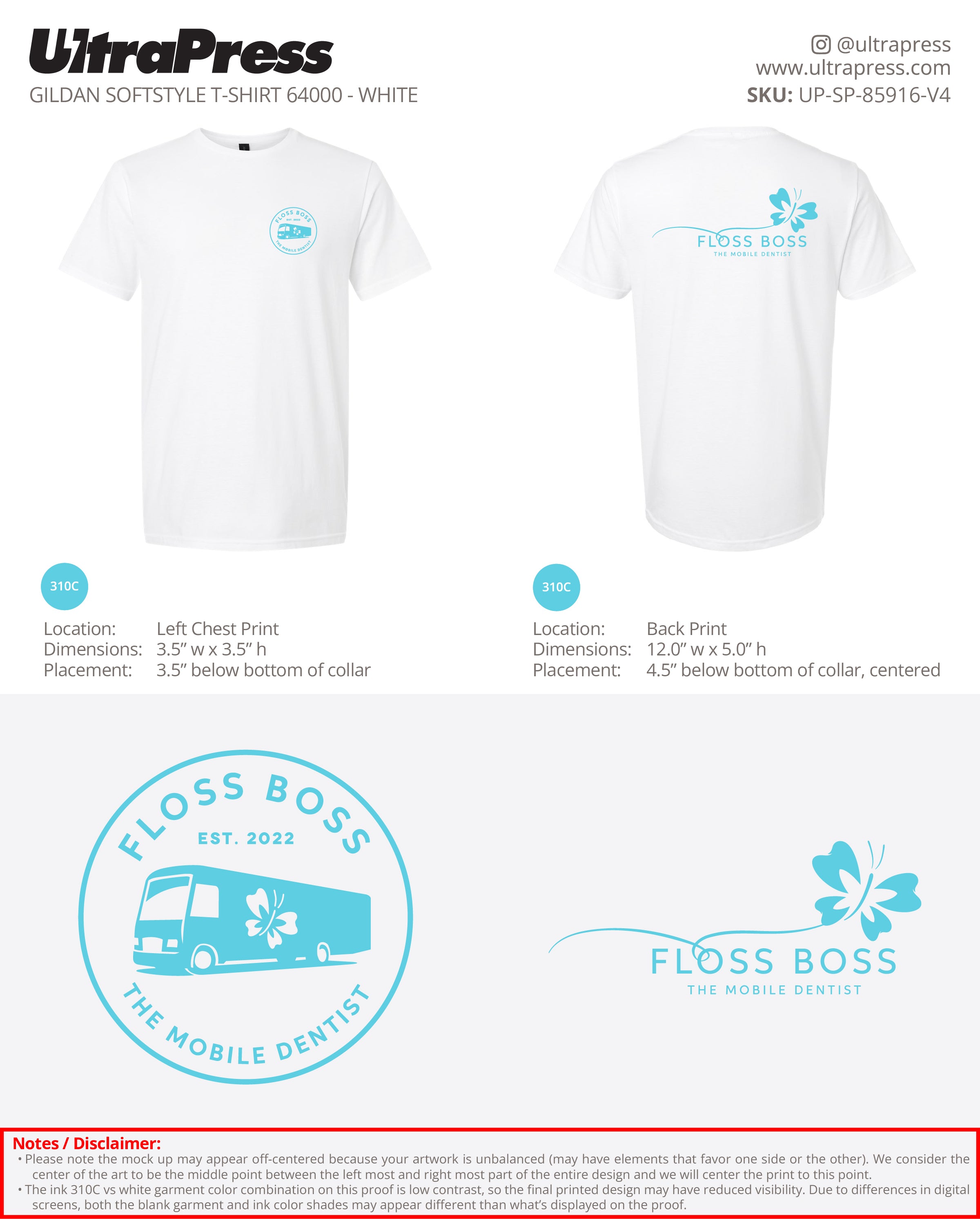 UP-SP-85916 Floss Boss - Lina Kim - 100 Min Qty - Package Deal (Bulk)