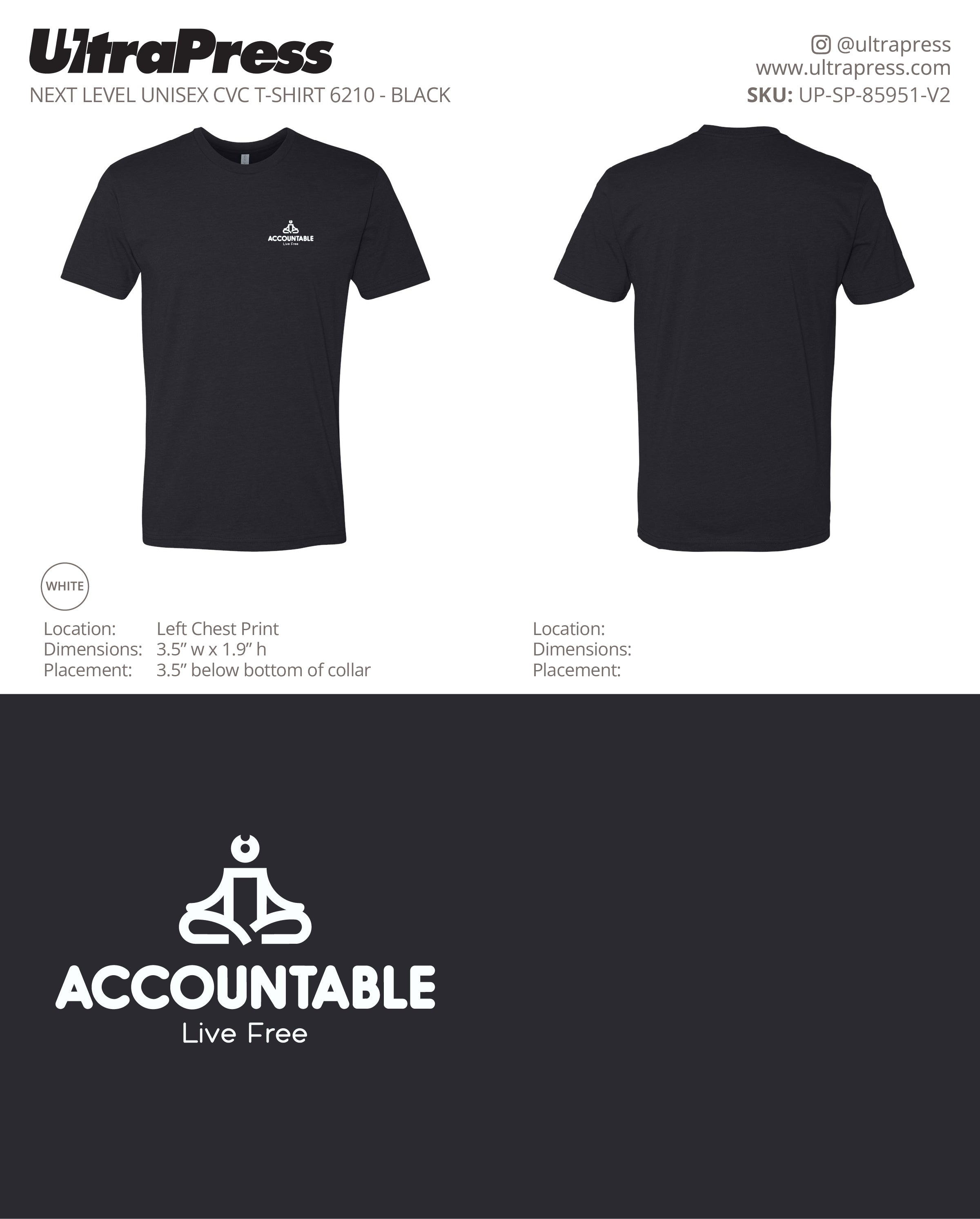 UP-SP-85951 Accountable - Audrey Krum 50 Min Qty (Bulk)