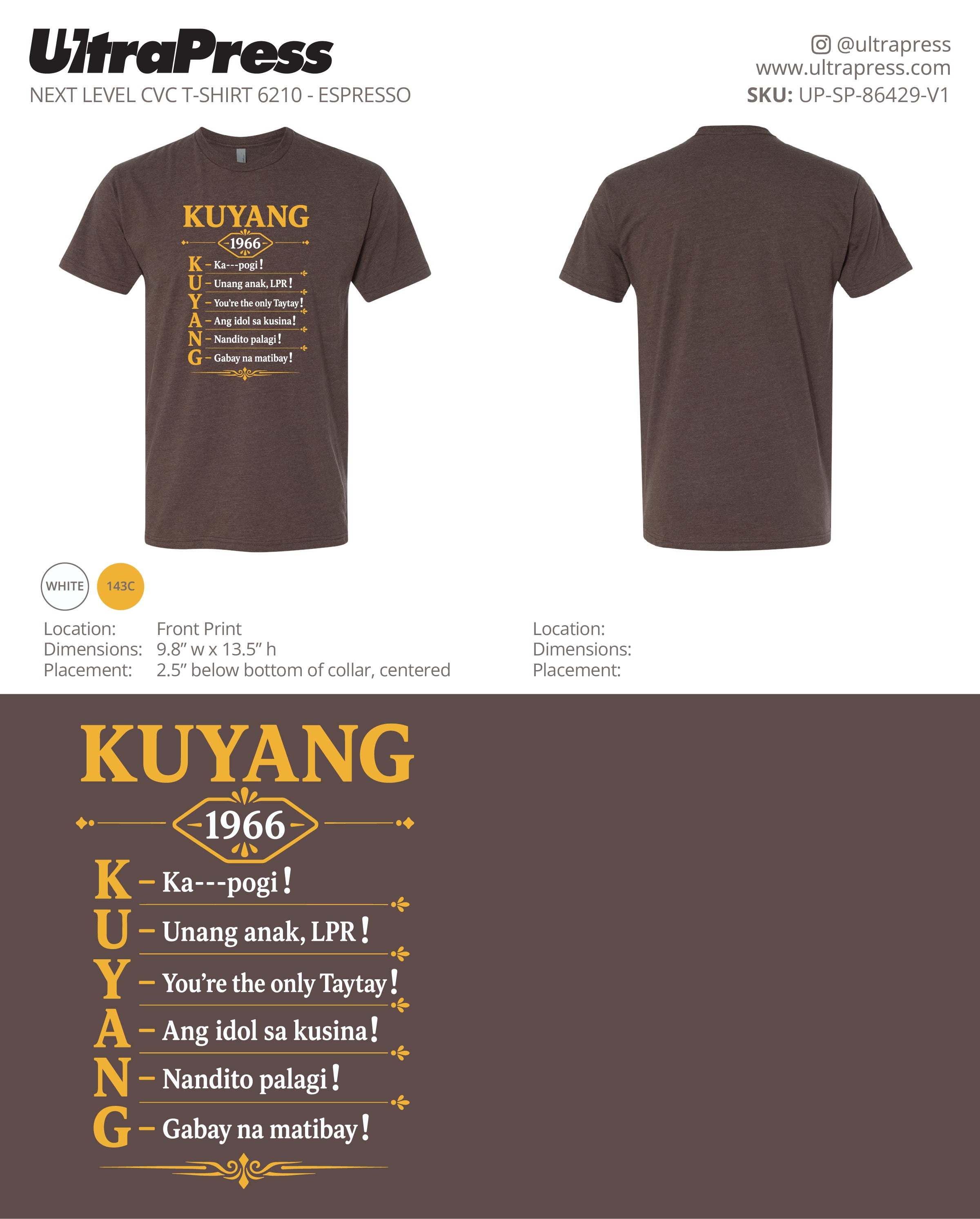 UP-SP-86429 KUYANG - Maria Ces Roque 50 Min Qty (Bulk)