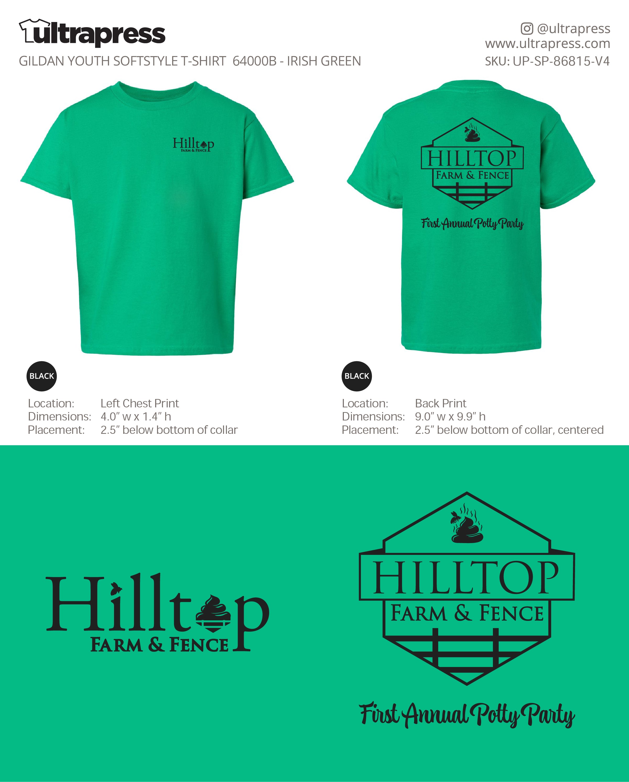 UP-SP-86815 Hilltop Farm & Fence - Bill White (YOUTH) - 50 Min Qty - Package Deal (Bulk)