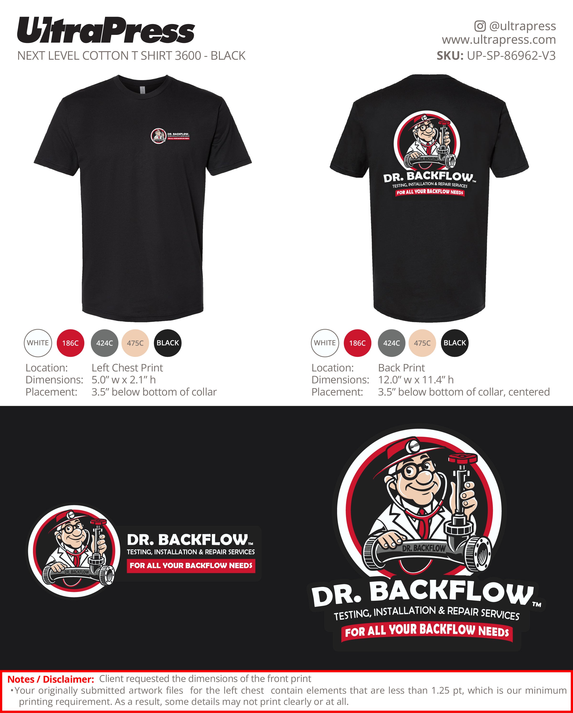 UP-SP-86962 Dr. Backflow - Katina Bambakakis 100 Min Qty (Bulk)