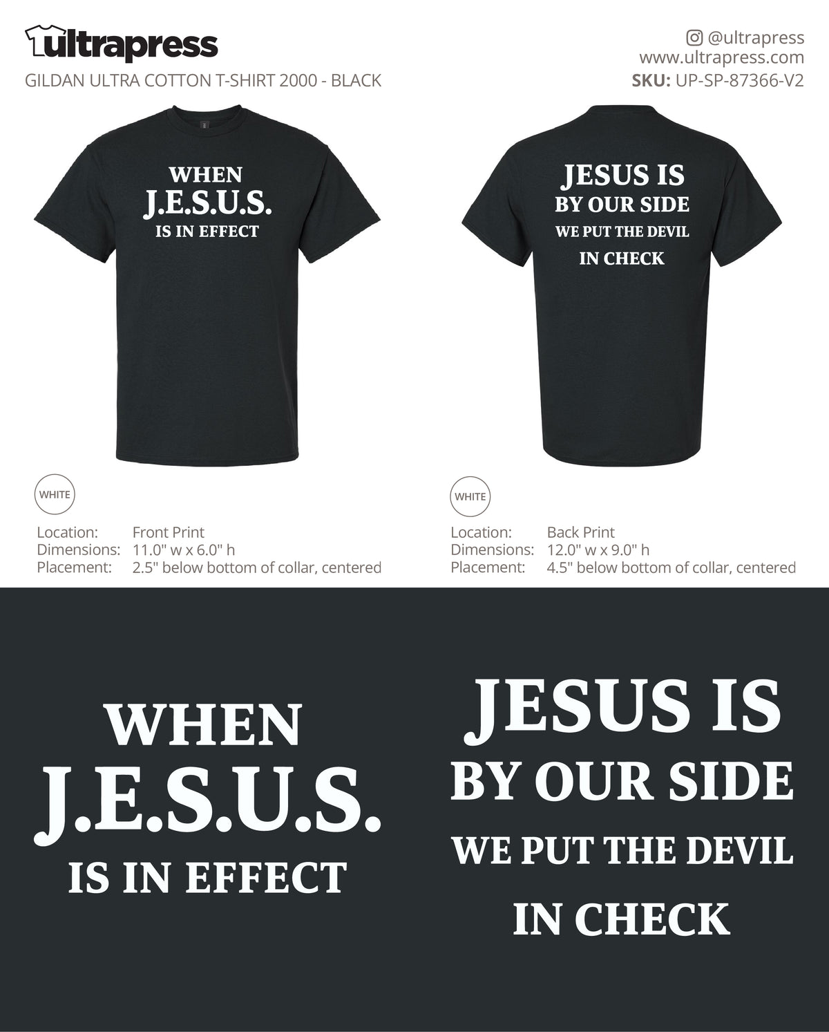 UP-SP-87366 When JESUS is in Effect - Charlie Jordan - 50 Min Qty - Package Deal (Bulk)