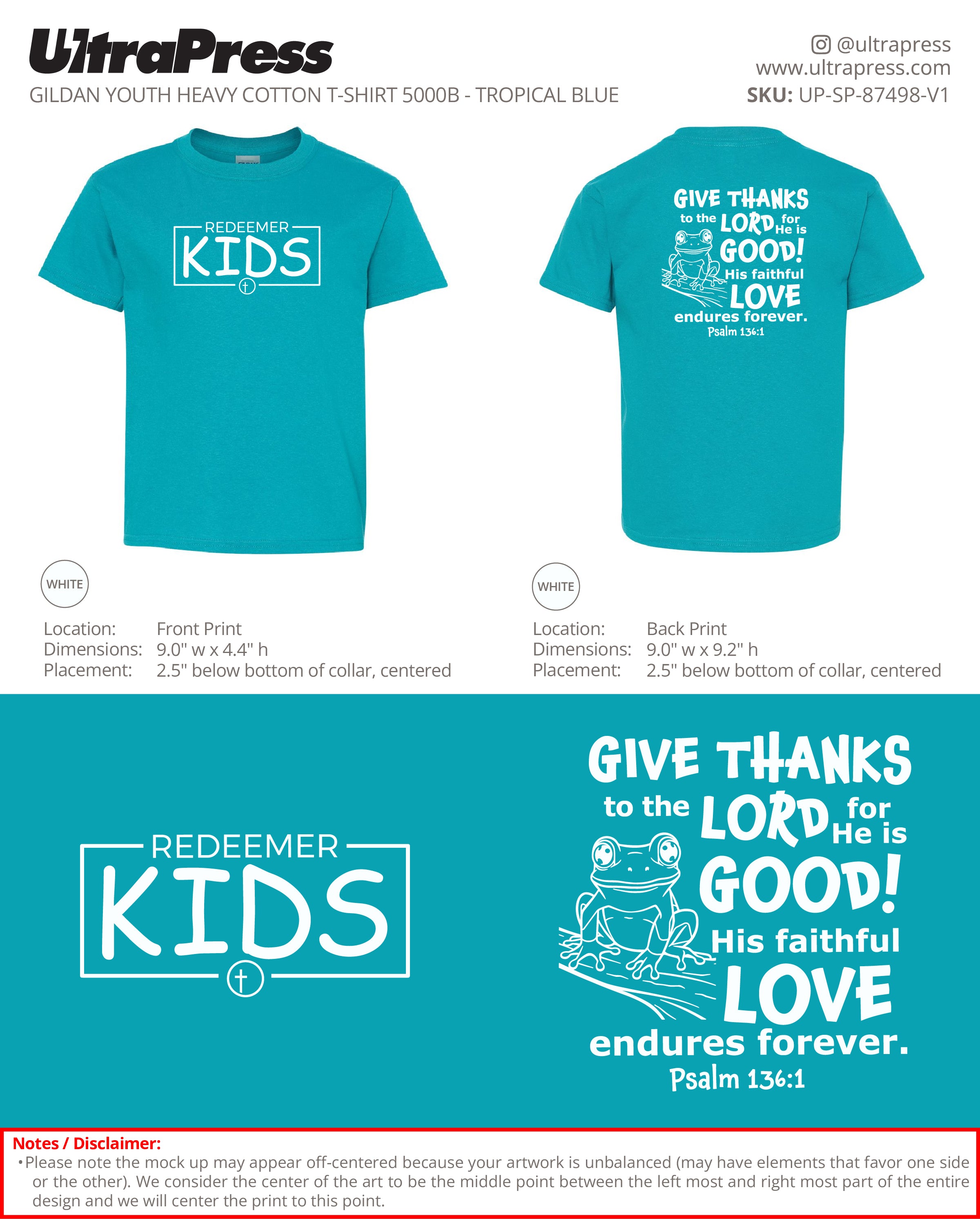 UP-SP-87498 Redeemer Kids VBS 2026 YOUTH - Emily Brake - 100 Min Qty - Package Deal (Bulk)