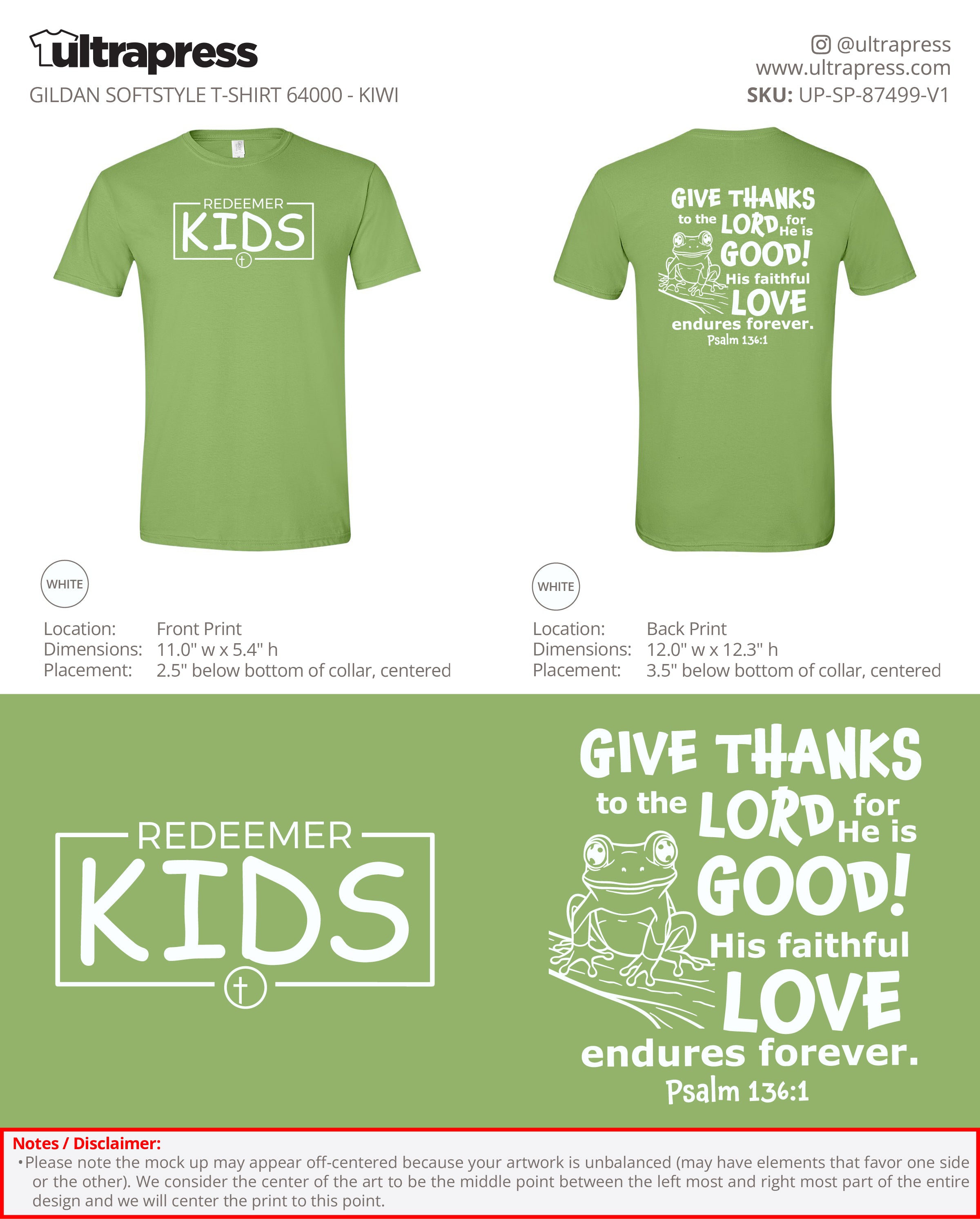 UP-SP-87499 Redeemer Kids VBS 2026 ADULT - Emily Brake - 100 Min Qty - Package Deal (Bulk)