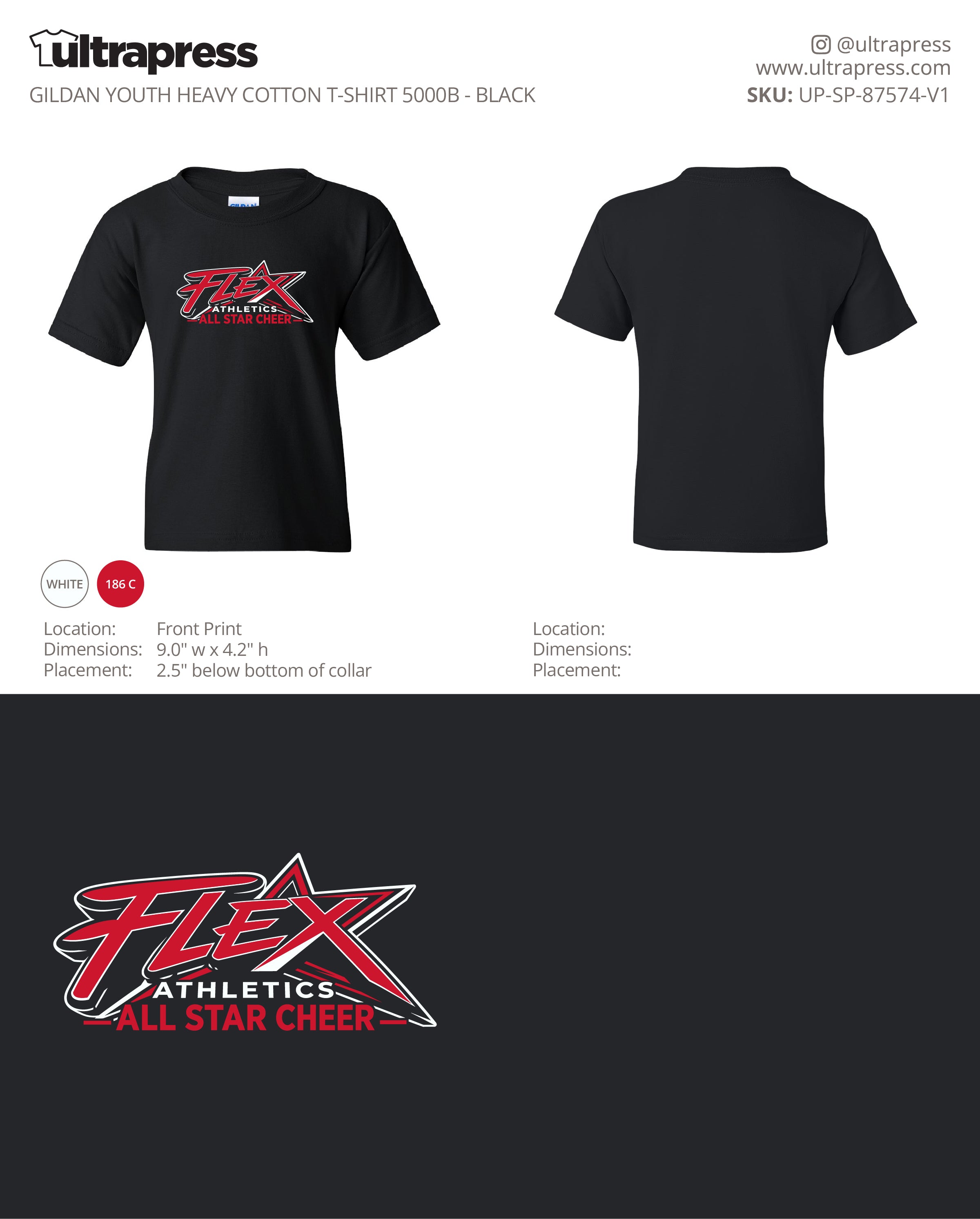 UP-SP-87574 All Star Cheer - Flex Athletics - 100 Min Qty - Package Deal (Bulk)