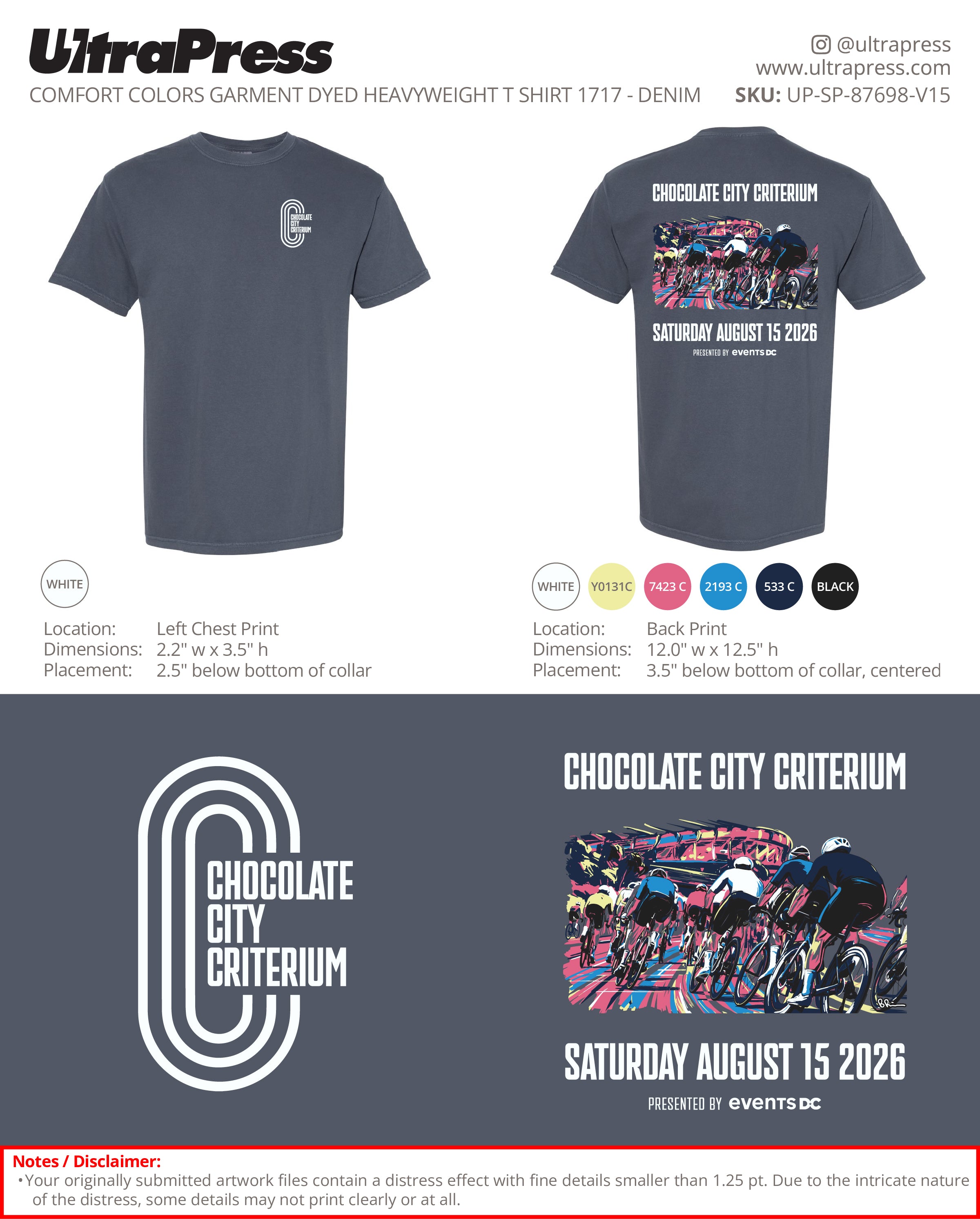 UP-SP-87698 Chocolate City Criterium - Drew Wilson - 100 Min Qty - Package Deal (Bulk)