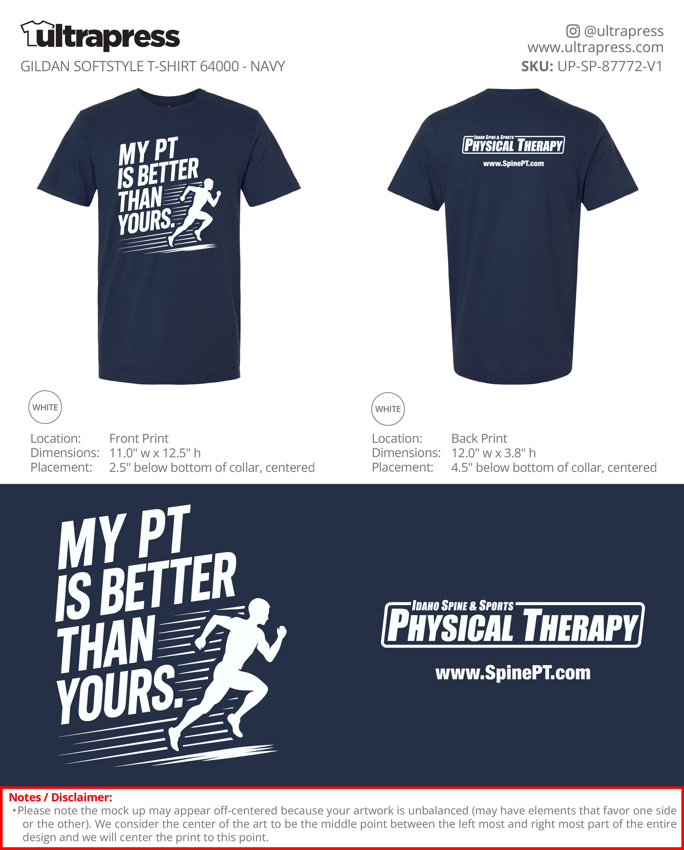 UP-SP-87772 My PT is better than yours ISSPT - Shawna Taylor - 100 Min Qty - Package Deal (Bulk)