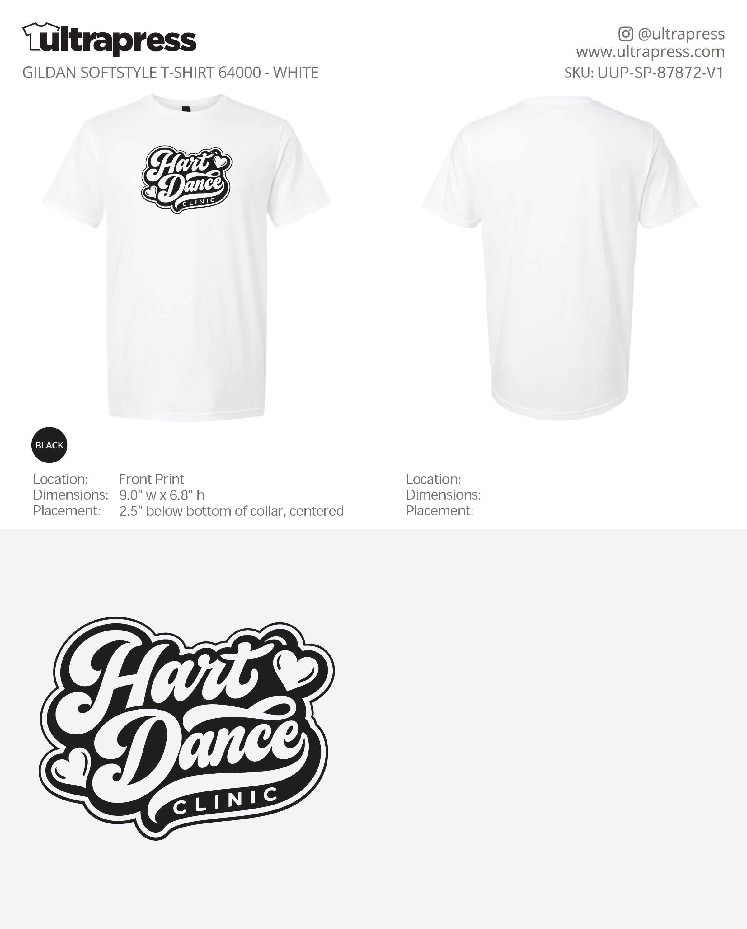 UP-SP-87872 Hart Dance Clinic - Lena Smyth - 100 Min Qty - Package Deal (Bulk)