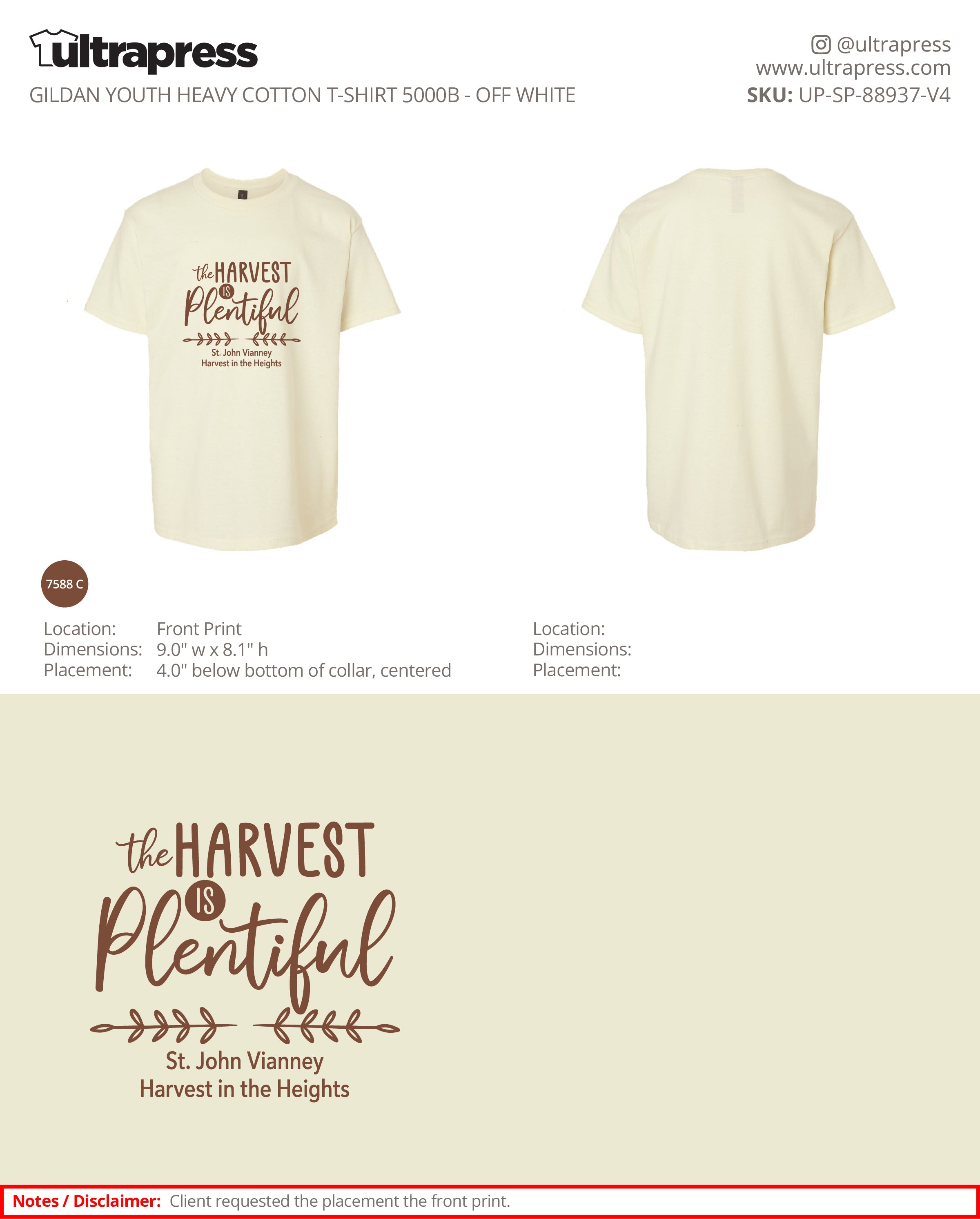 UP-SP-88937 The Harvest is Plentif - Angel Ramirez - 100 Min Qty - Package Deal (Bulk)