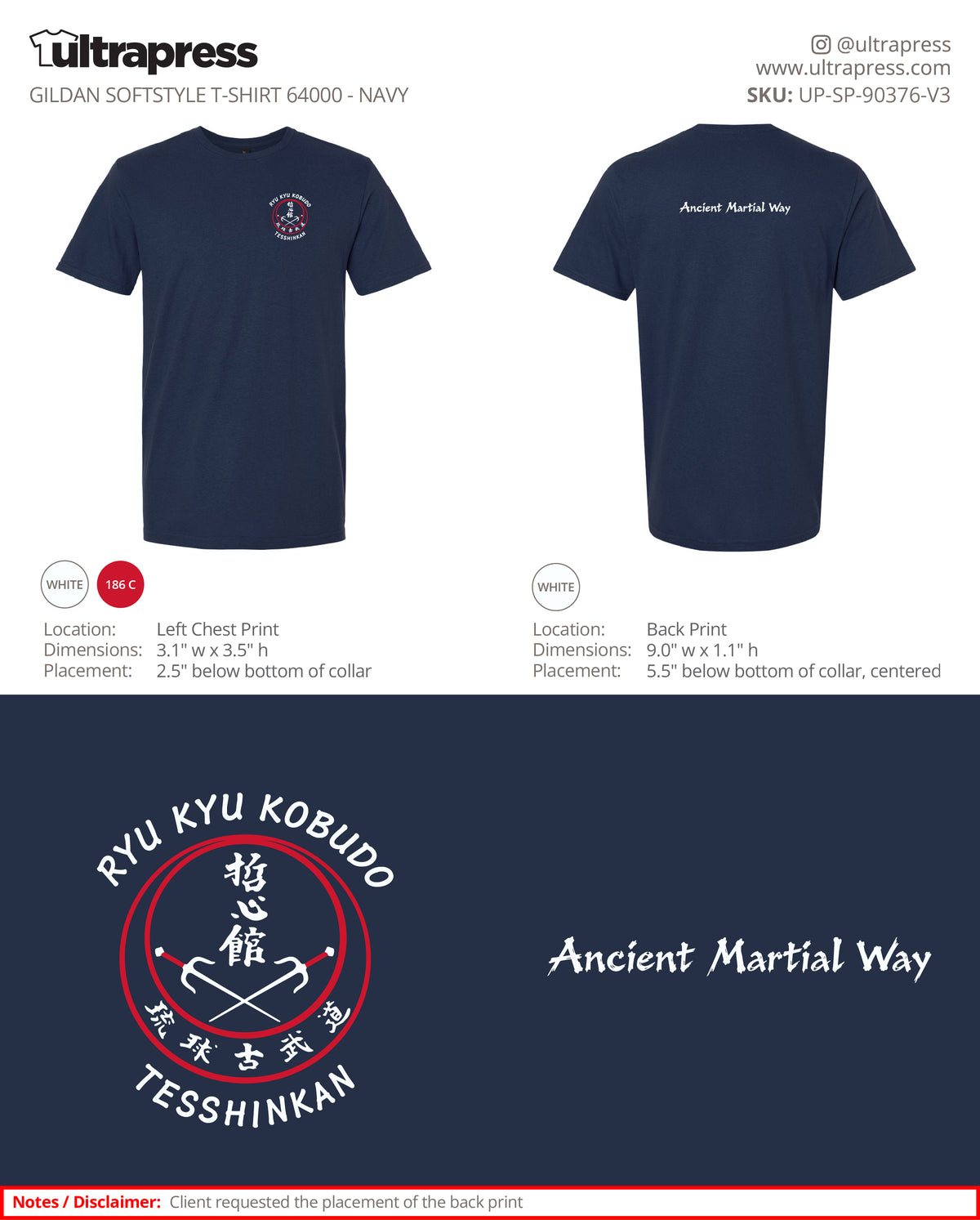 UP-SP-90376 Ryu Kyu Kobudo Tesshinka - Cindy Ingram - 100 Min Qty (Bulk)