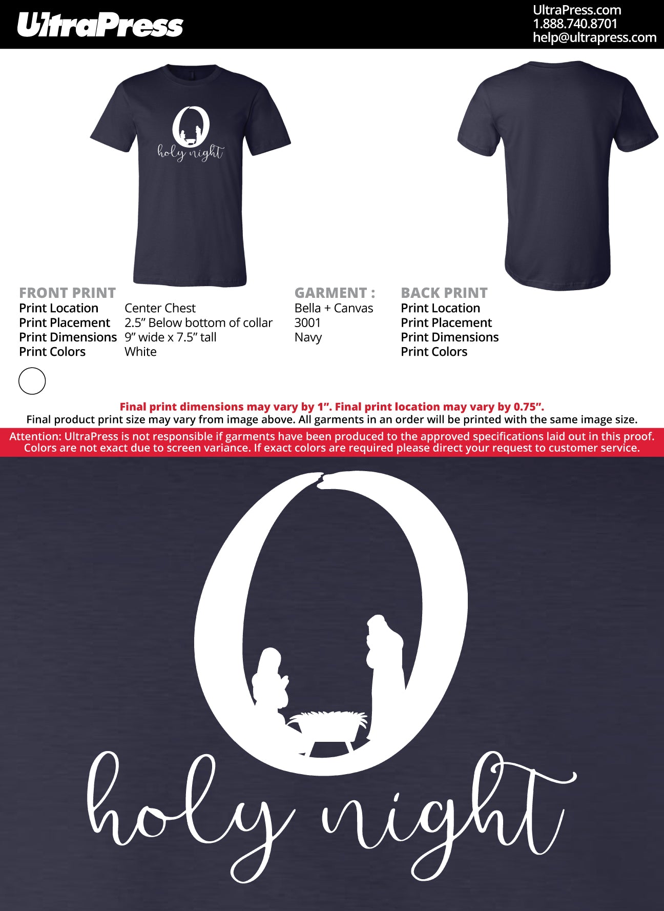 Corinthians - O Holy Night (145 piece price)