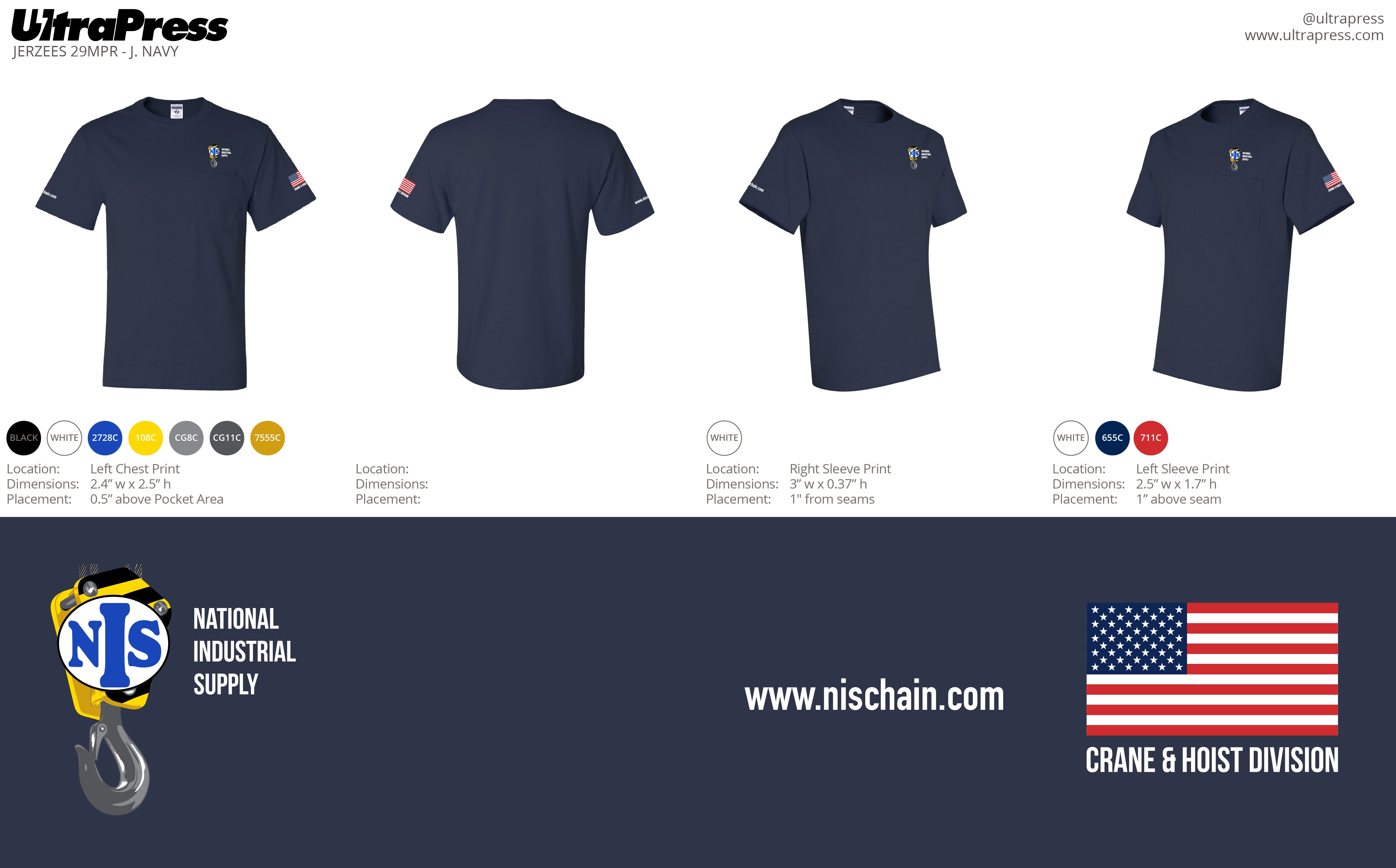 NIS - Crane Shirt 24 Min Qty (Bulk)