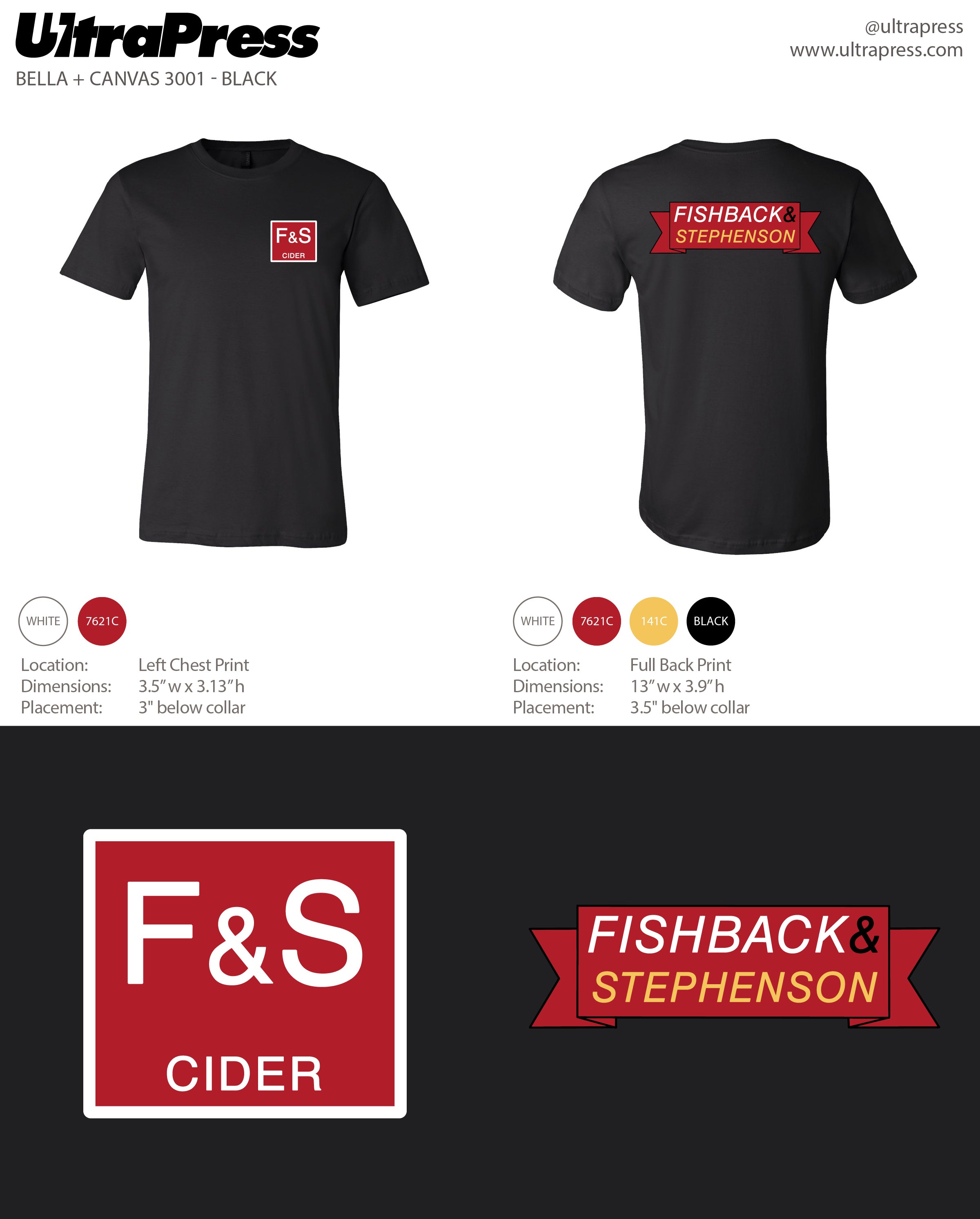 UP-FBS-60014 Fishback & Stephenson Shirts 72 Min Qty (Bulk)
