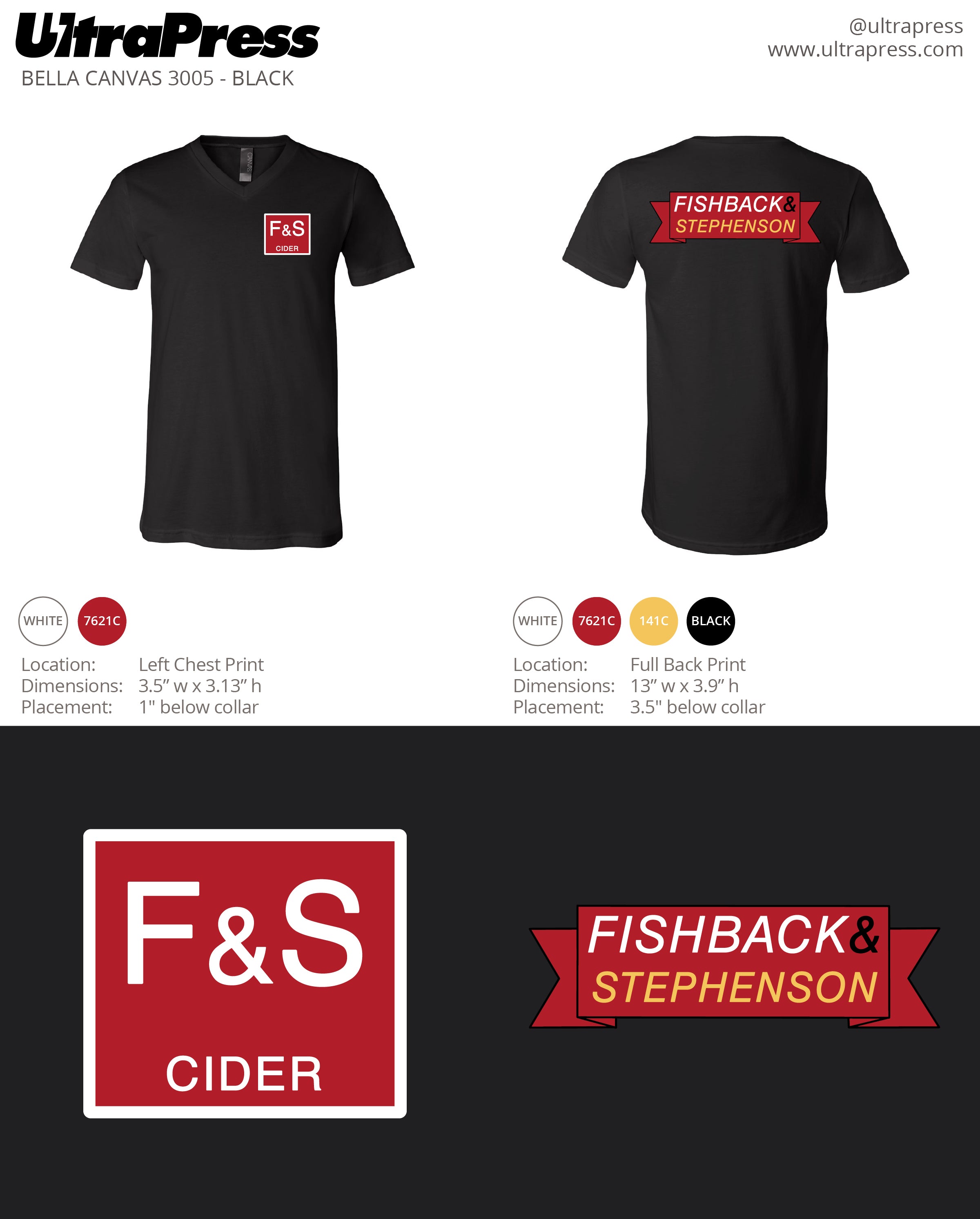 UP-FBS-60014 Fishback & Stephenson Shirts 72 Min Qty (Bulk)