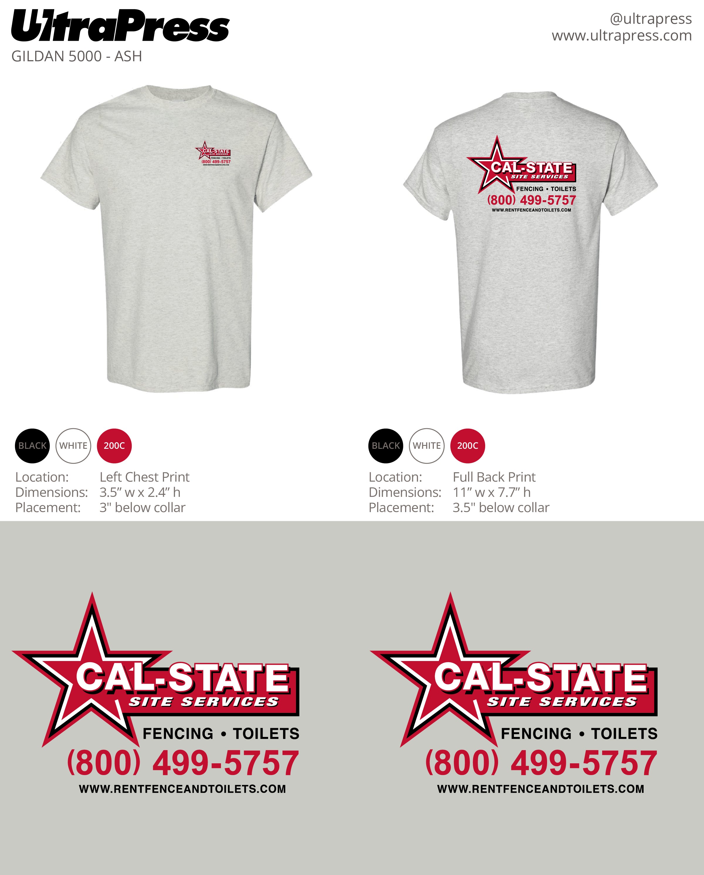 UP-CSSS-61005 Cal-State Site Services 72 Min Qty (Bulk)