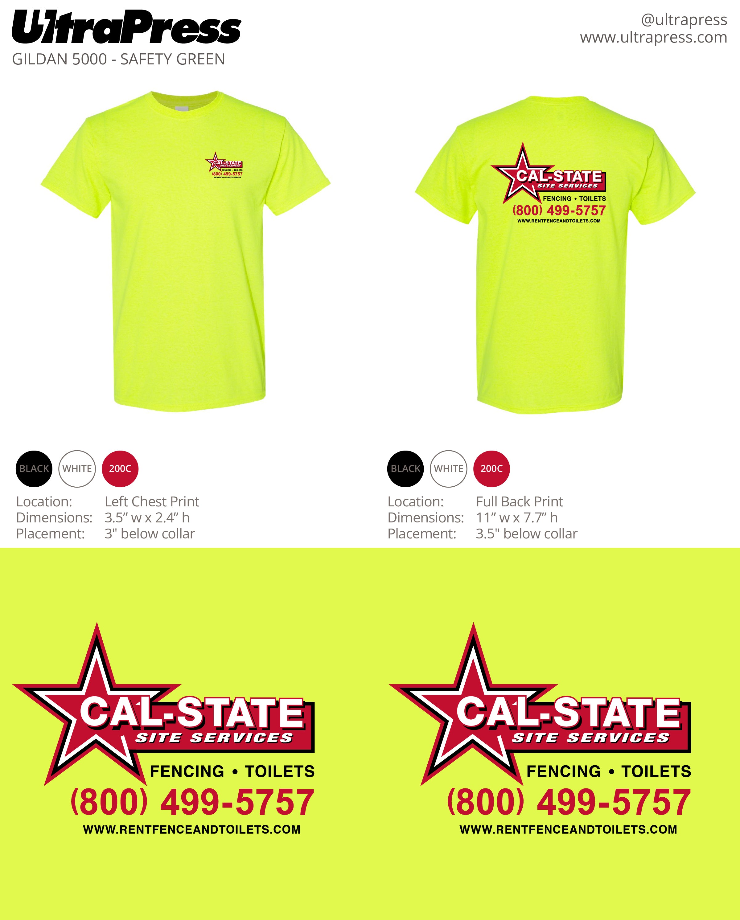 UP-CSSS-61005 Cal-State Site Services 72 Min Qty (Bulk)