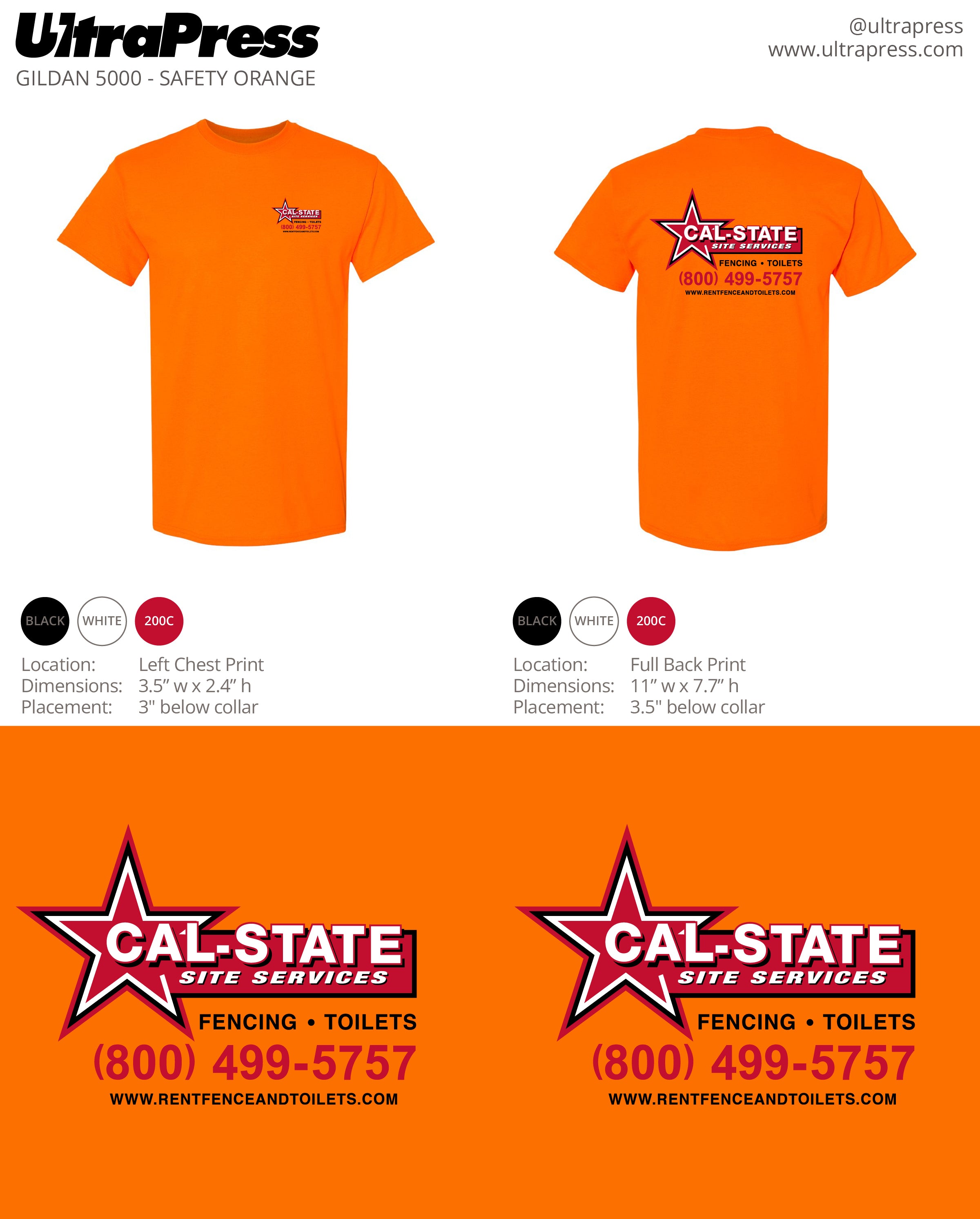 UP-CSSS-61005 Cal-State Site Services 72 Min Qty (Bulk)