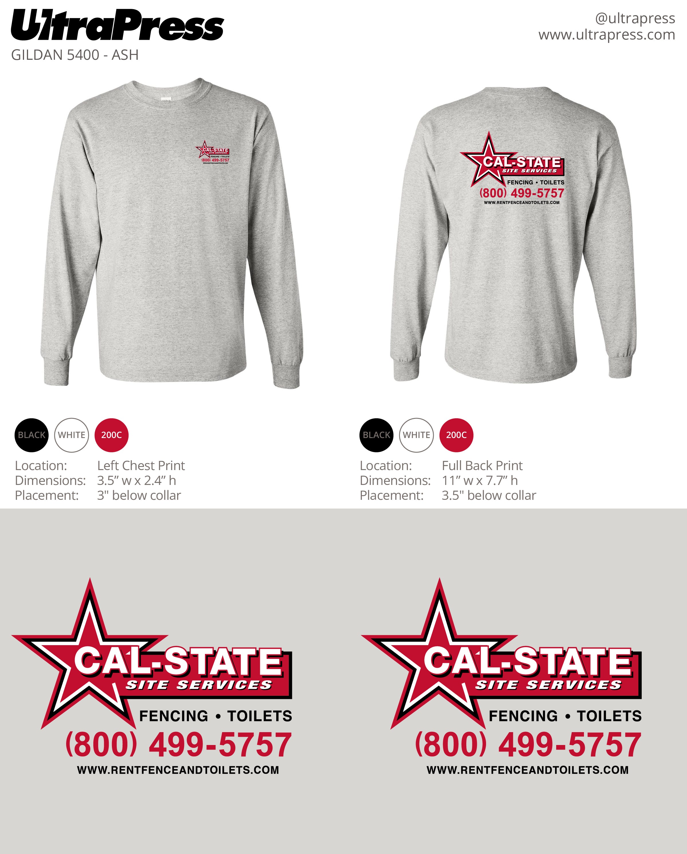 UP-CSSS-61005 Cal-State Site Services 72 Min Qty (Bulk)