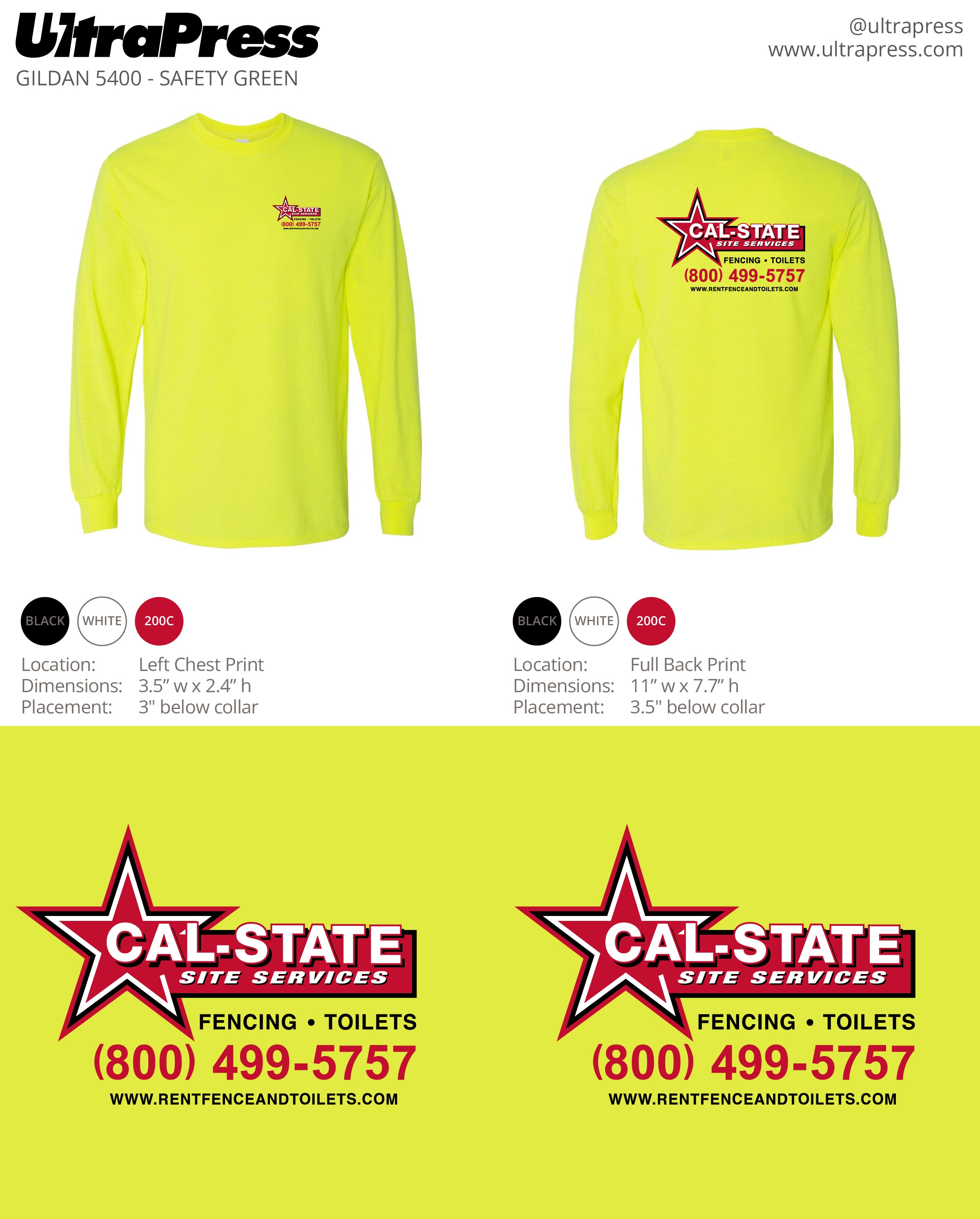 UP-CSSS-61005 Cal-State Site Services 72 Min Qty (Bulk)