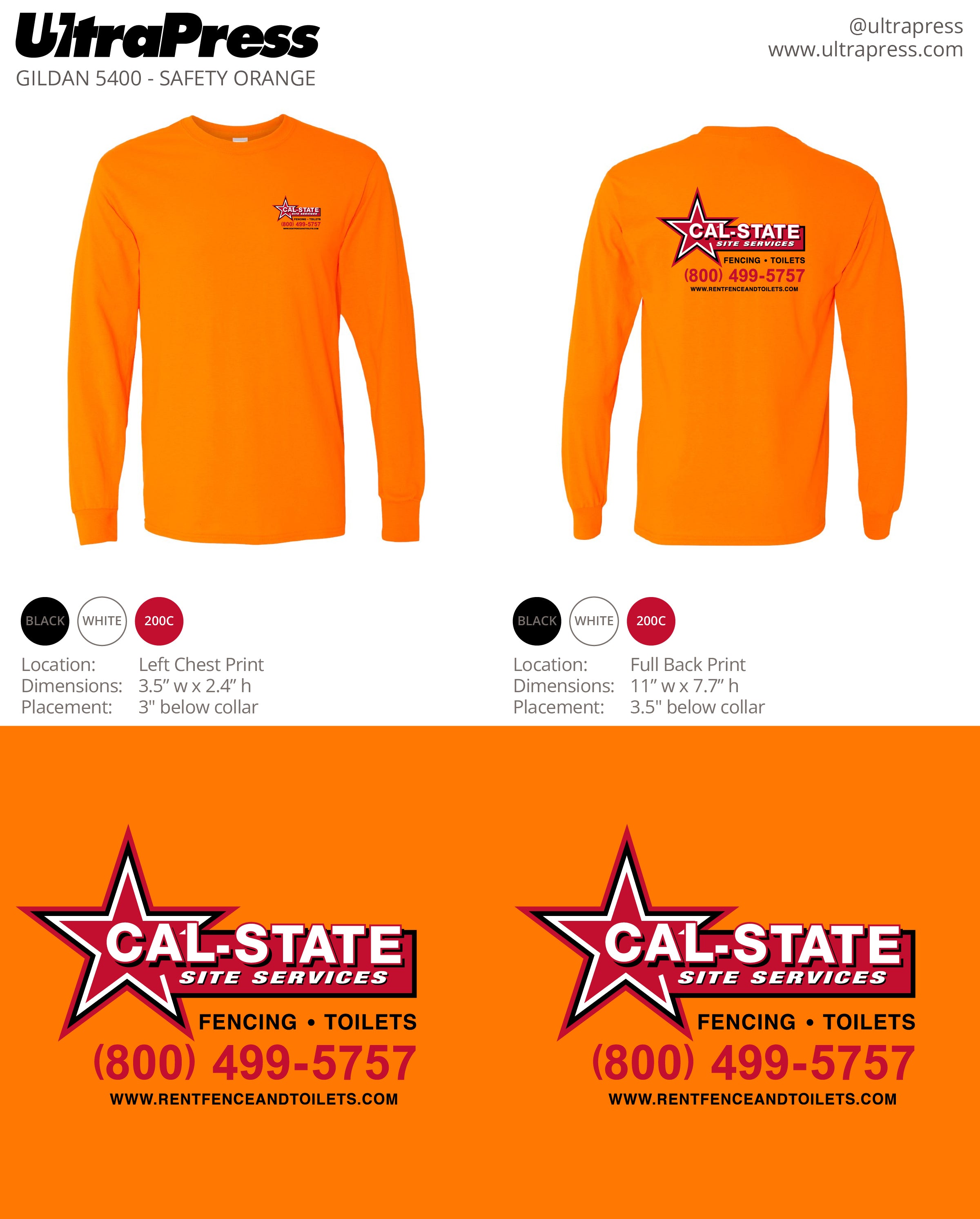 UP-CSSS-61005 Cal-State Site Services 72 Min Qty (Bulk)