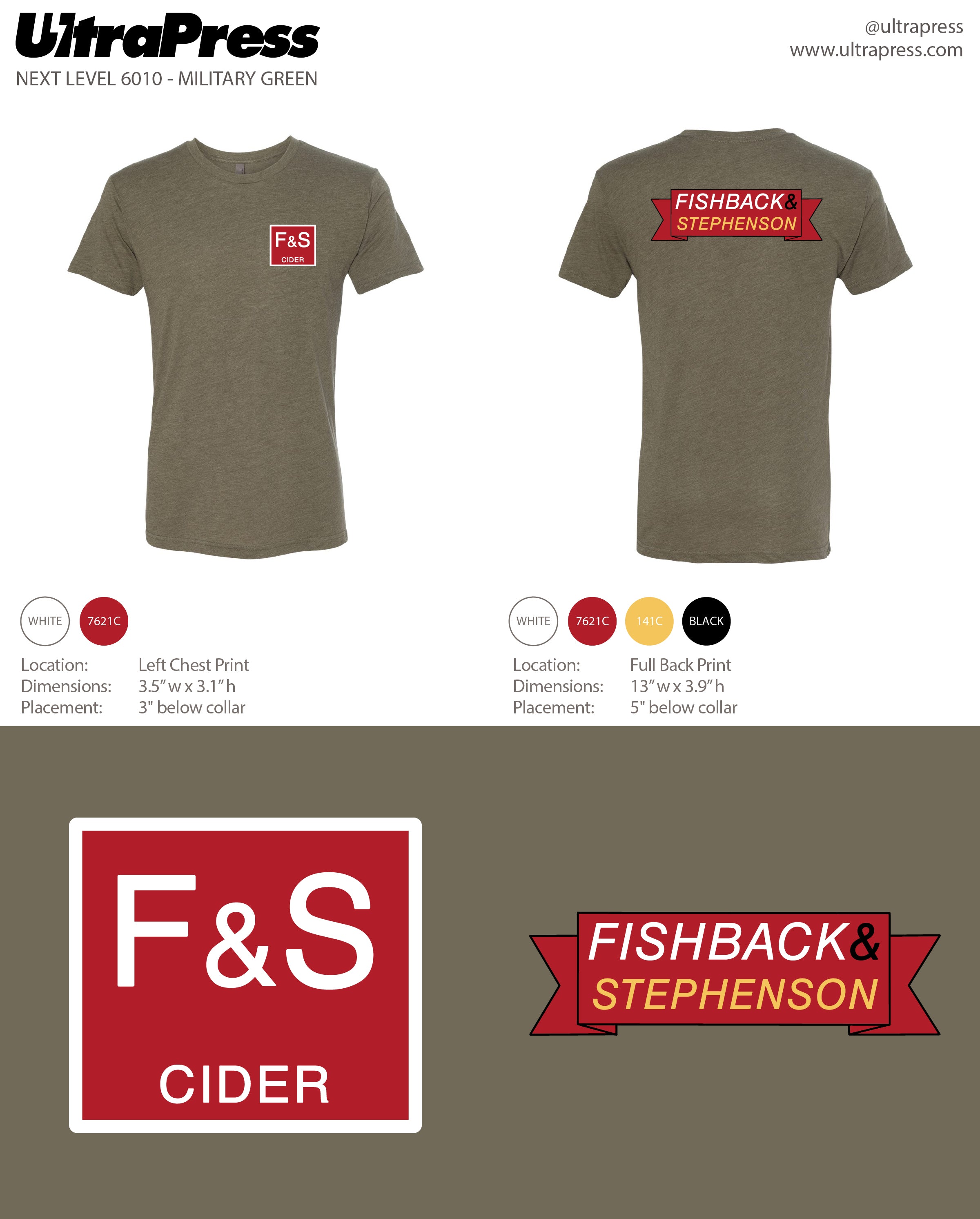 UP-FBS-60014 Fishback & Stephenson Shirts 72 Min Qty (Bulk)