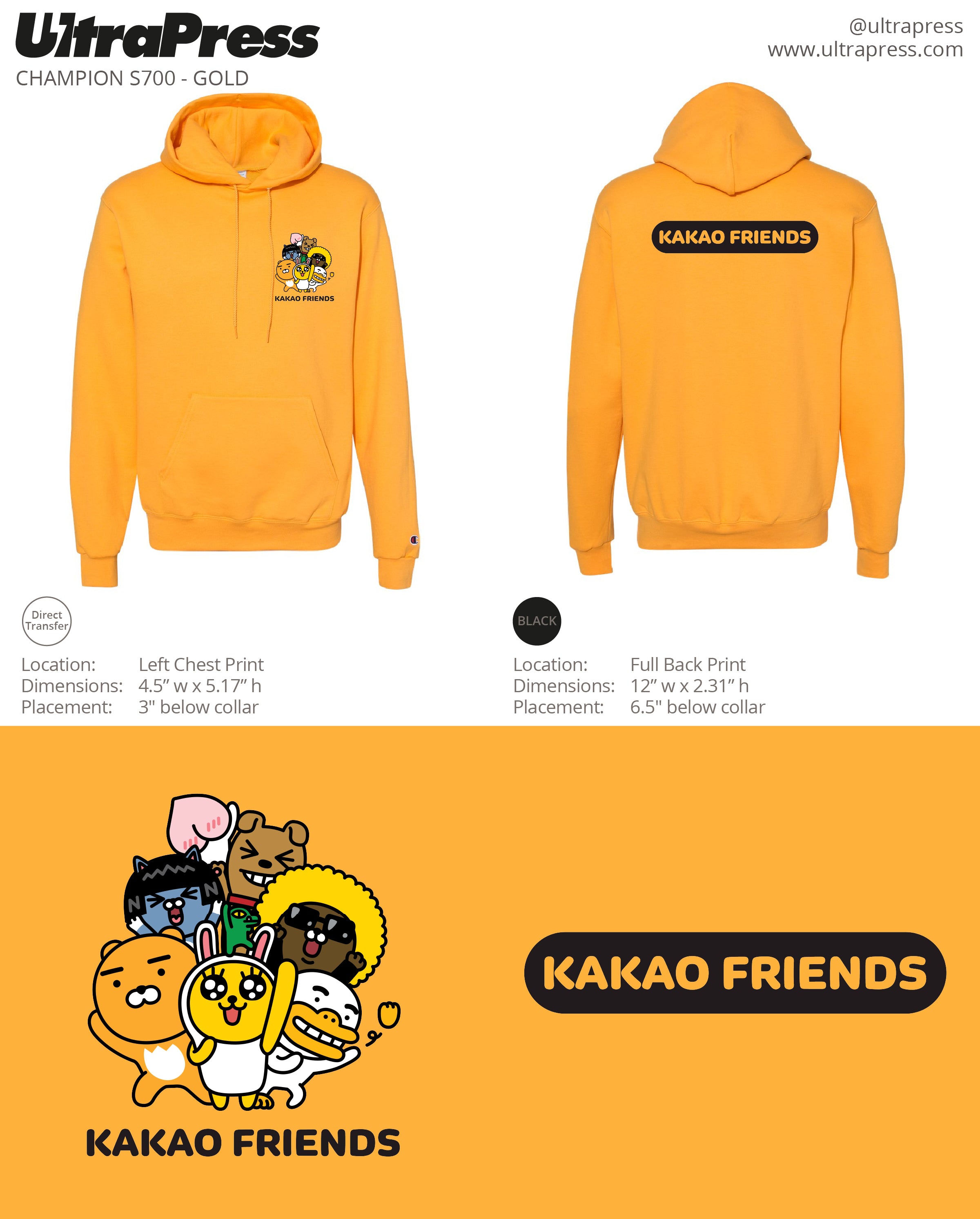 Kakao Friends Hoodies