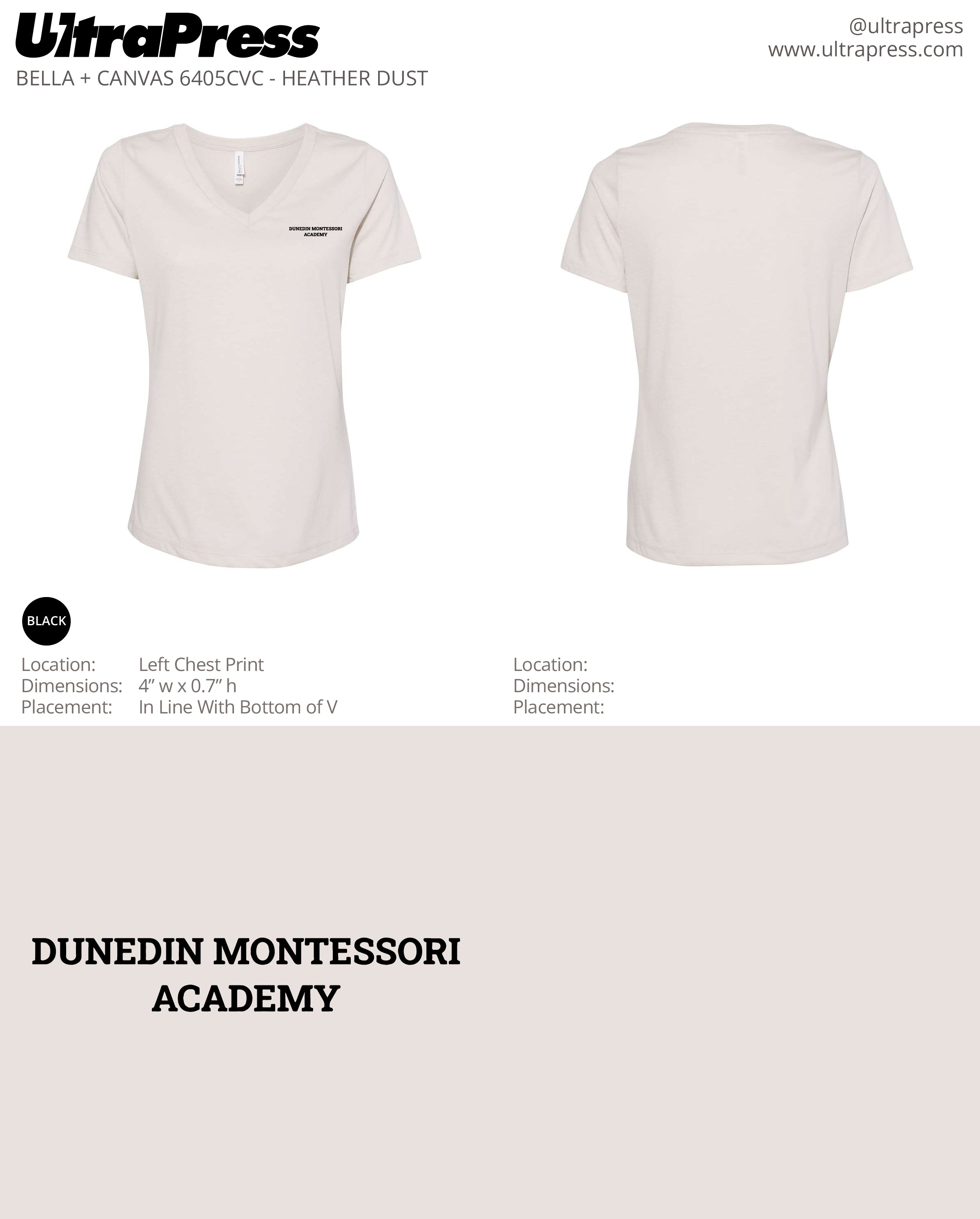 UP-SP-61044 Dunedin Montessori Black Ink 24 Min Qty (Bulk)