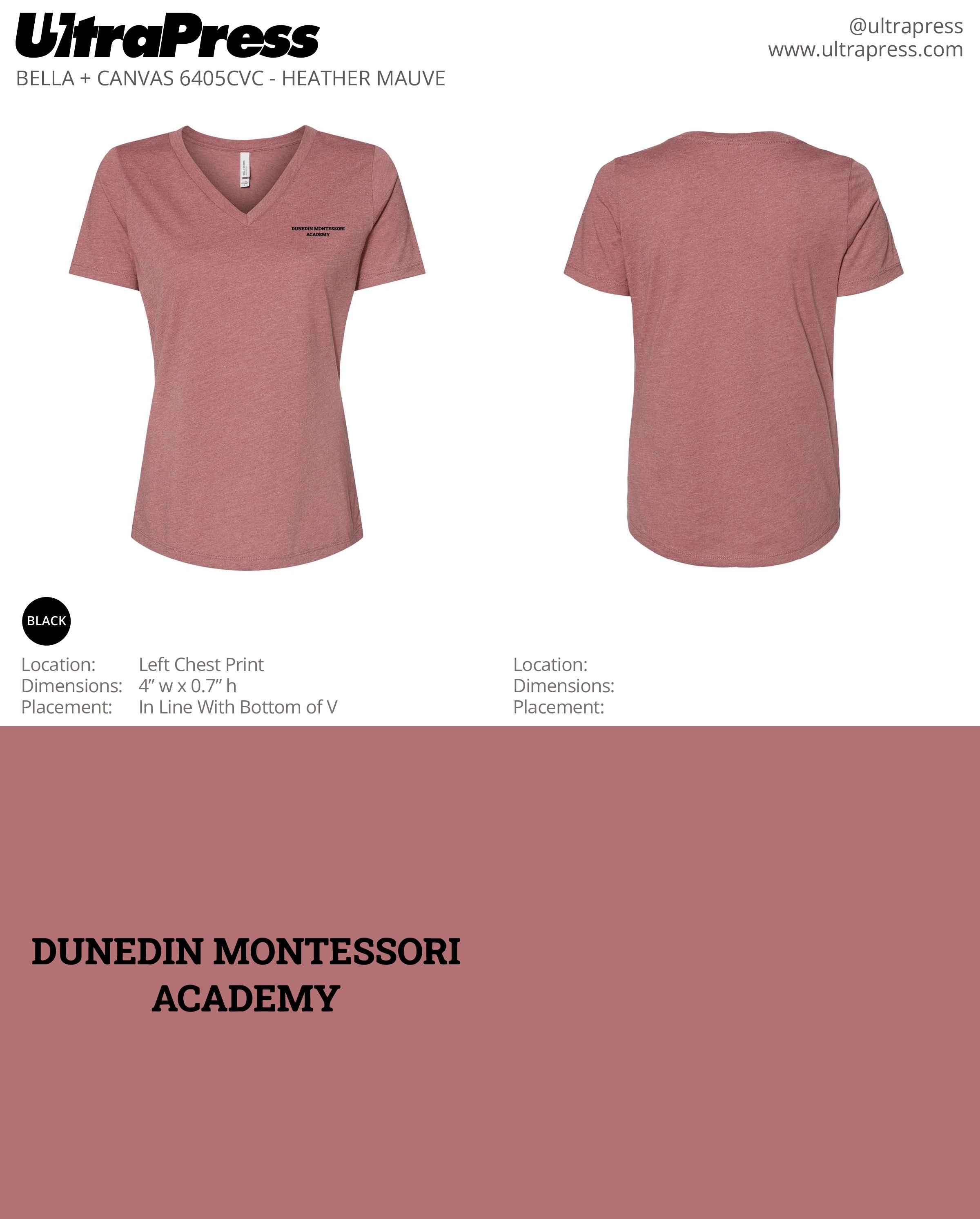 UP-SP-61044 Dunedin Montessori Black Ink 24 Min Qty (Bulk)