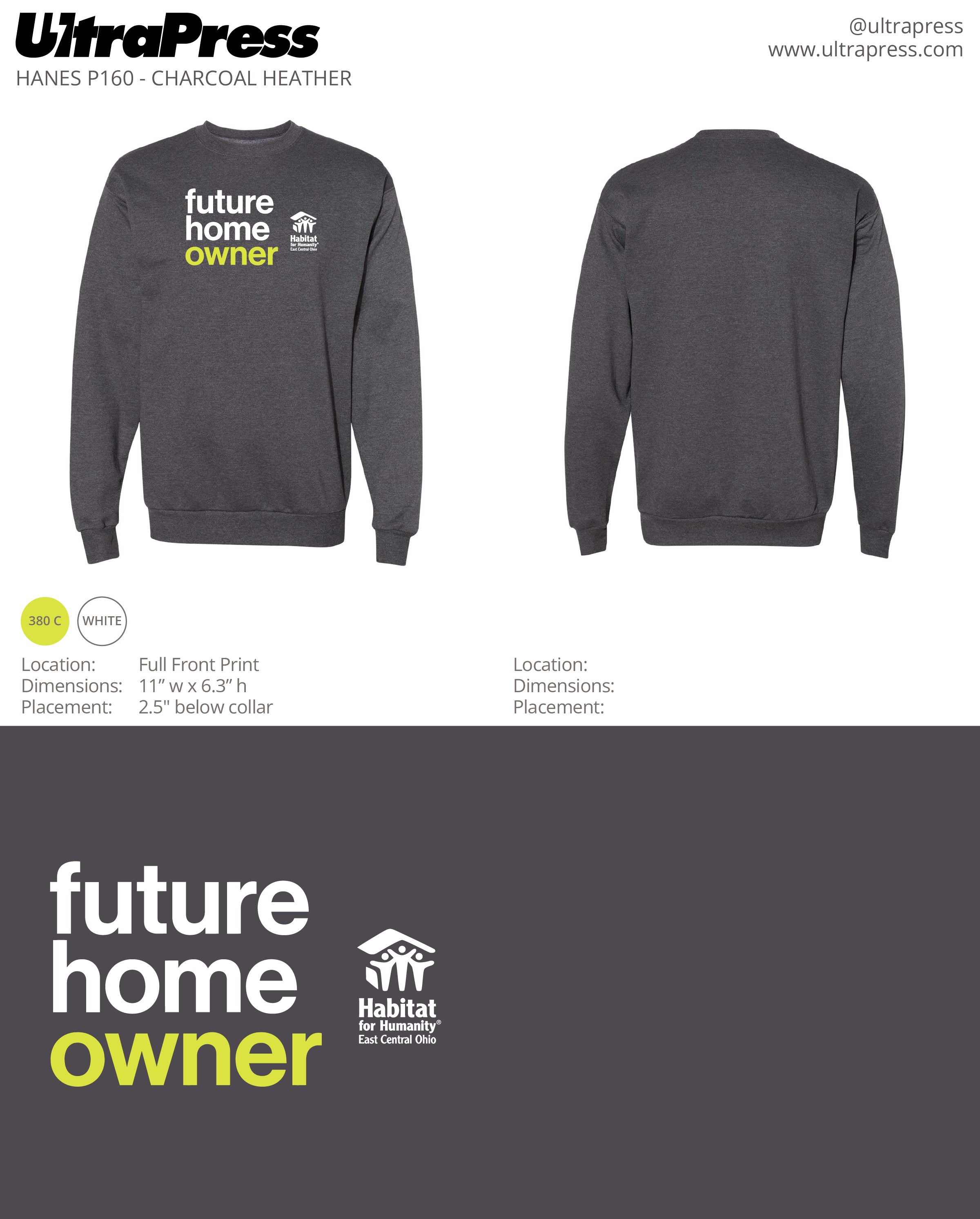 UP-SP-61204 Habitat For Humanity East Centro Ohio 144 Min Qty (Bulk)