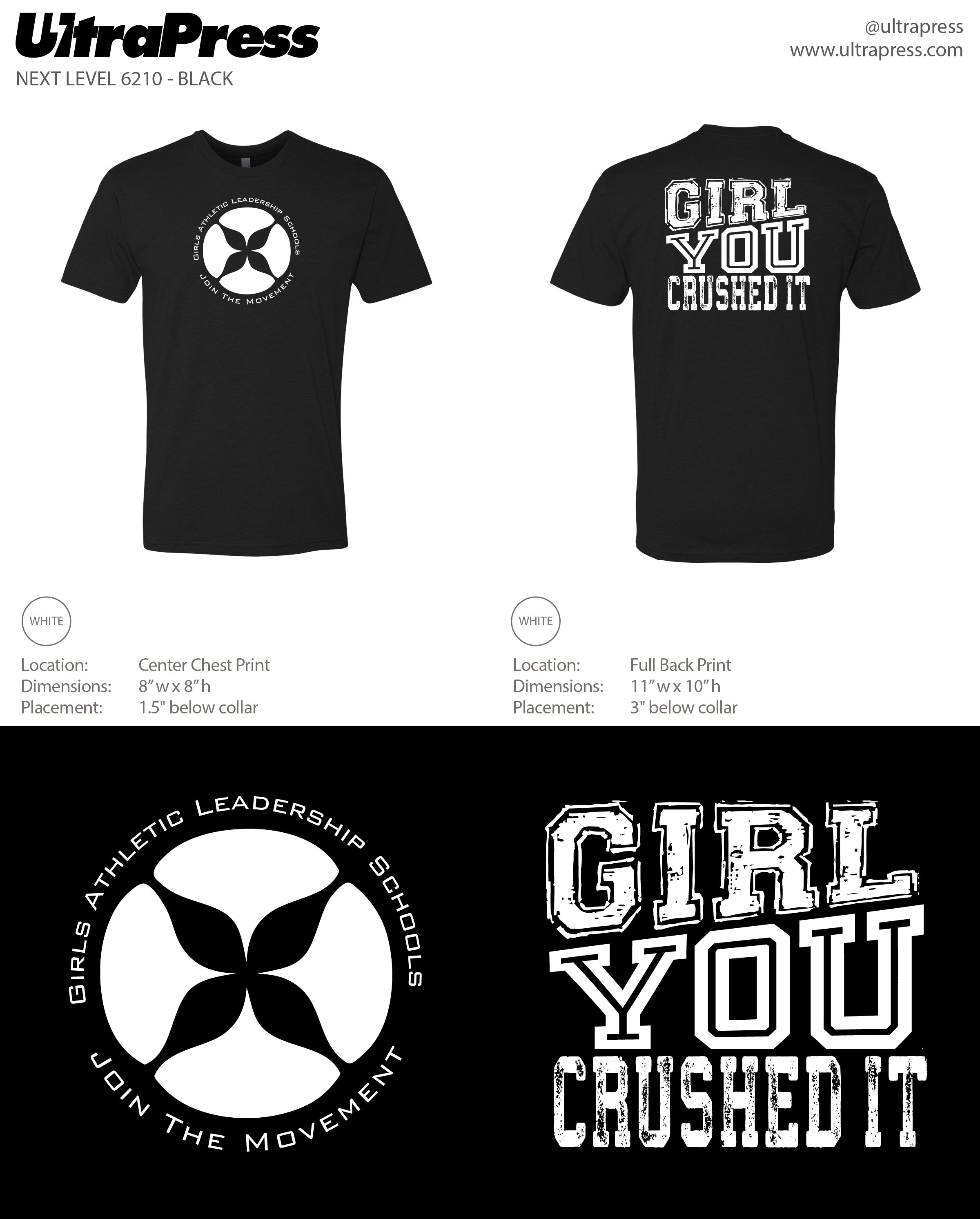 UP-SP-61561 GALS Black Girl You Crushed 48 Min Qty (Bulk)
