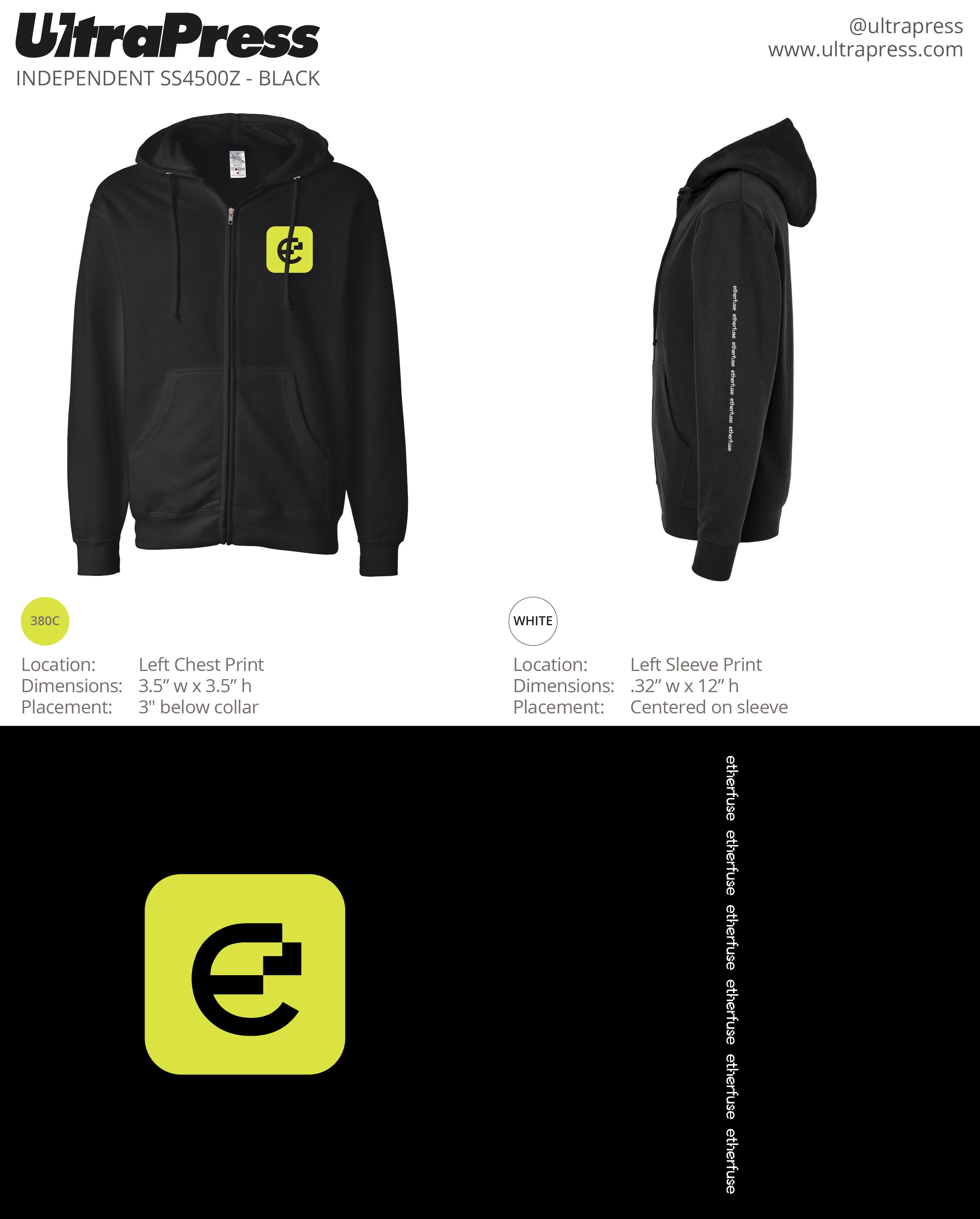 UP-SP-61790 Etherfuse Sweatshirt 48 Min Qty (Bulk)