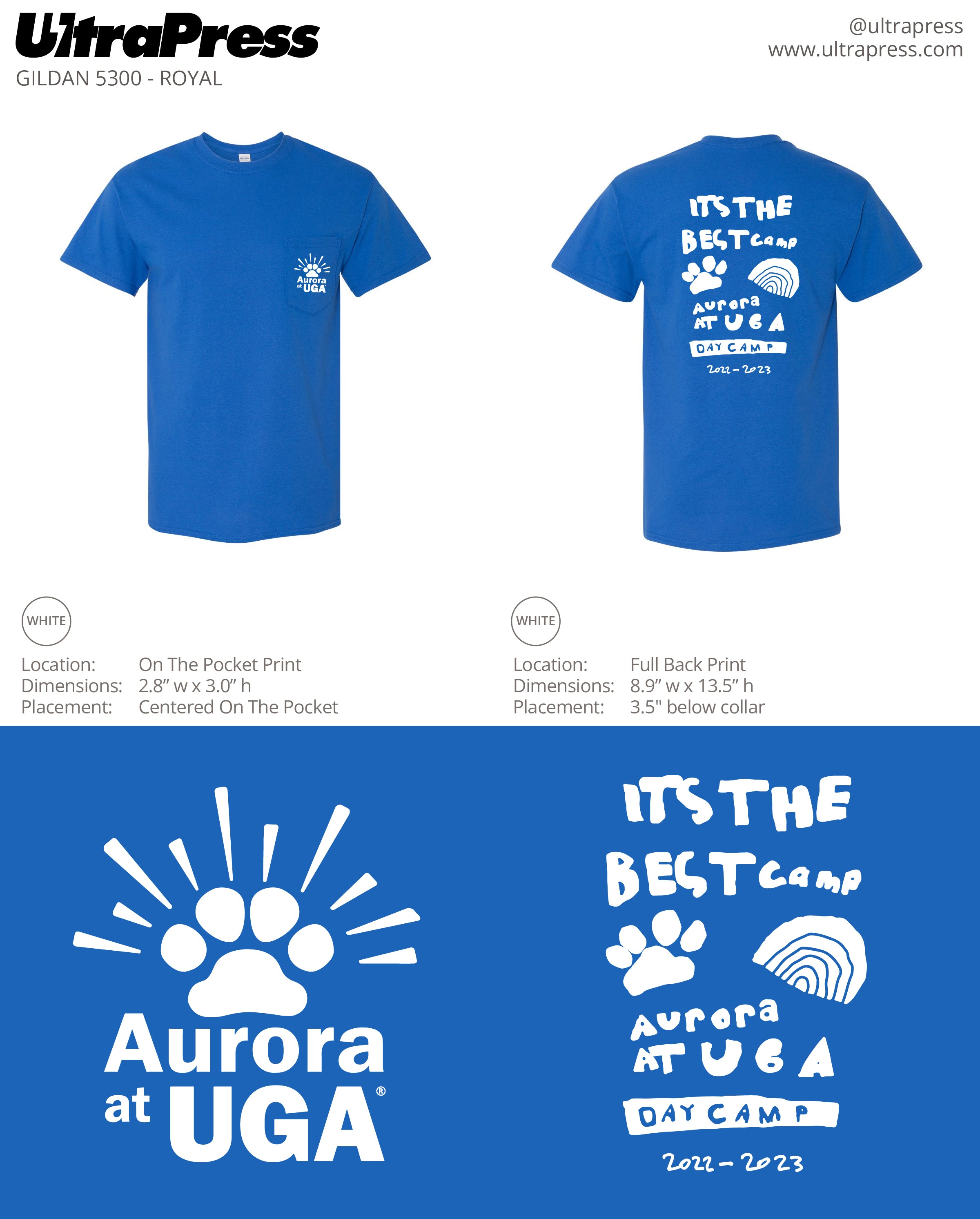 UP-SP-62180 Aurora at UGA Day Camp 72 Min Qty (Bulk)