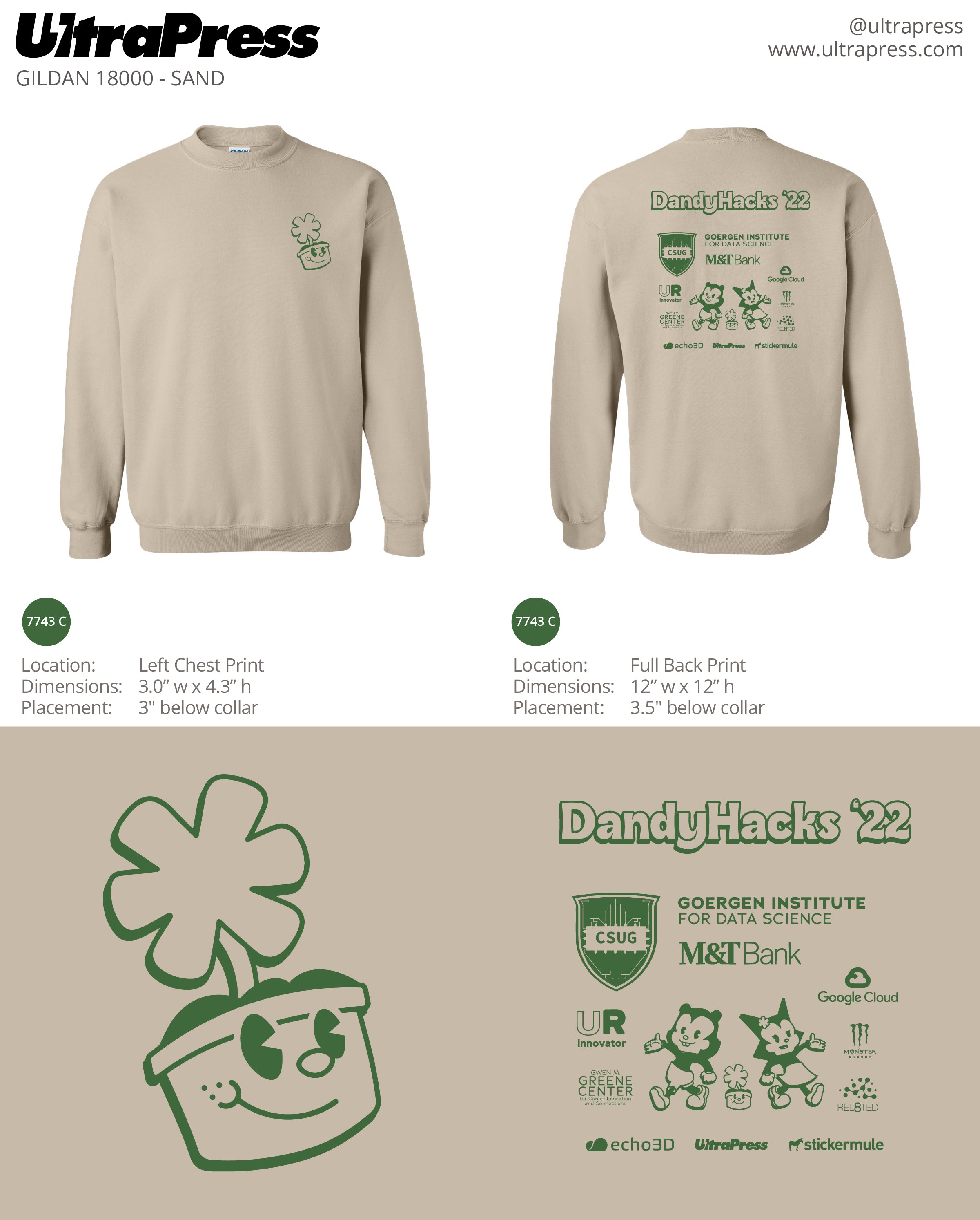 UP-SP-62369 DandyHacks '22 144 Min Qty (Bulk)