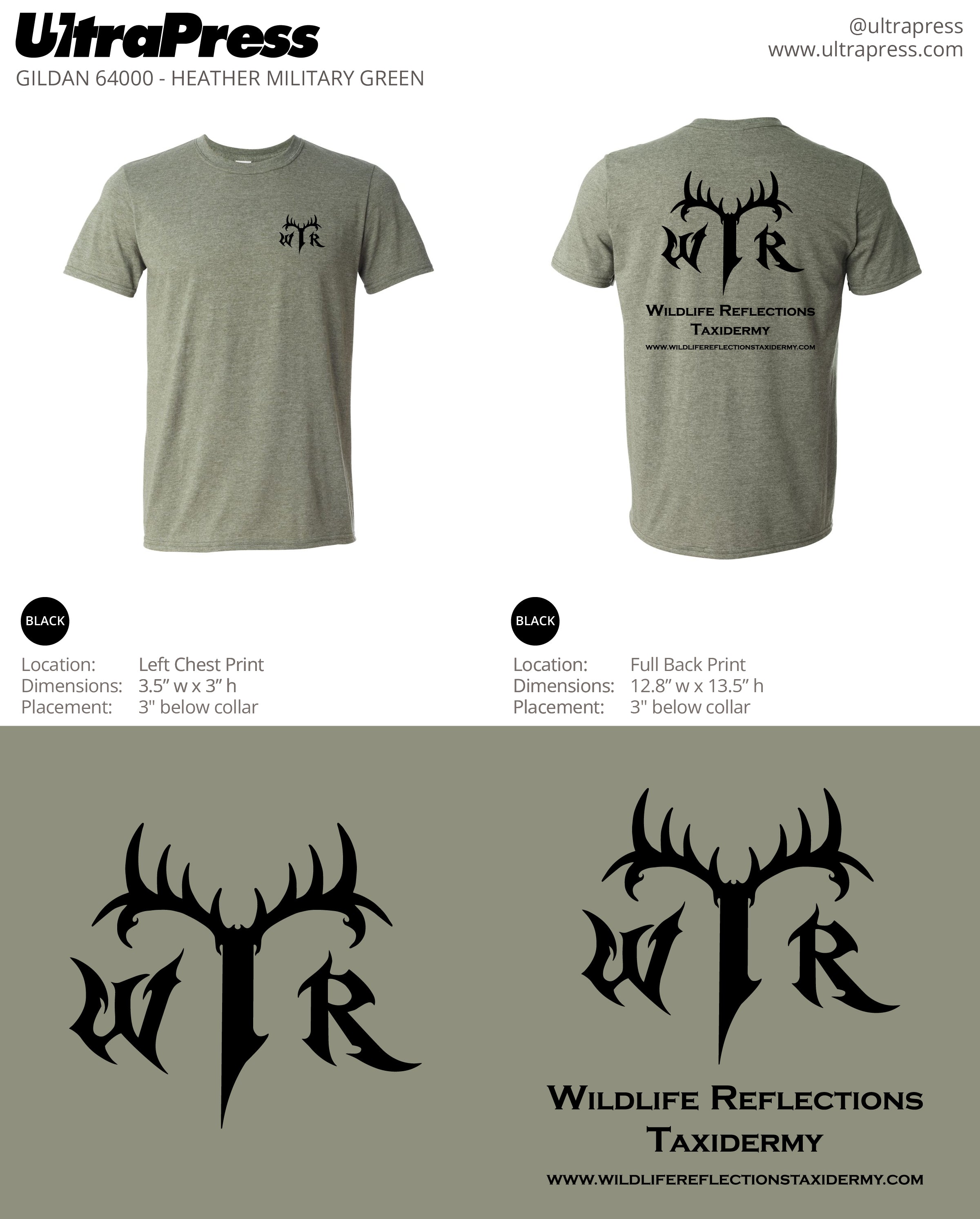 UP-SP-62379 Wildlife Reflections Taxidermy 48 Min Qty (Bulk)