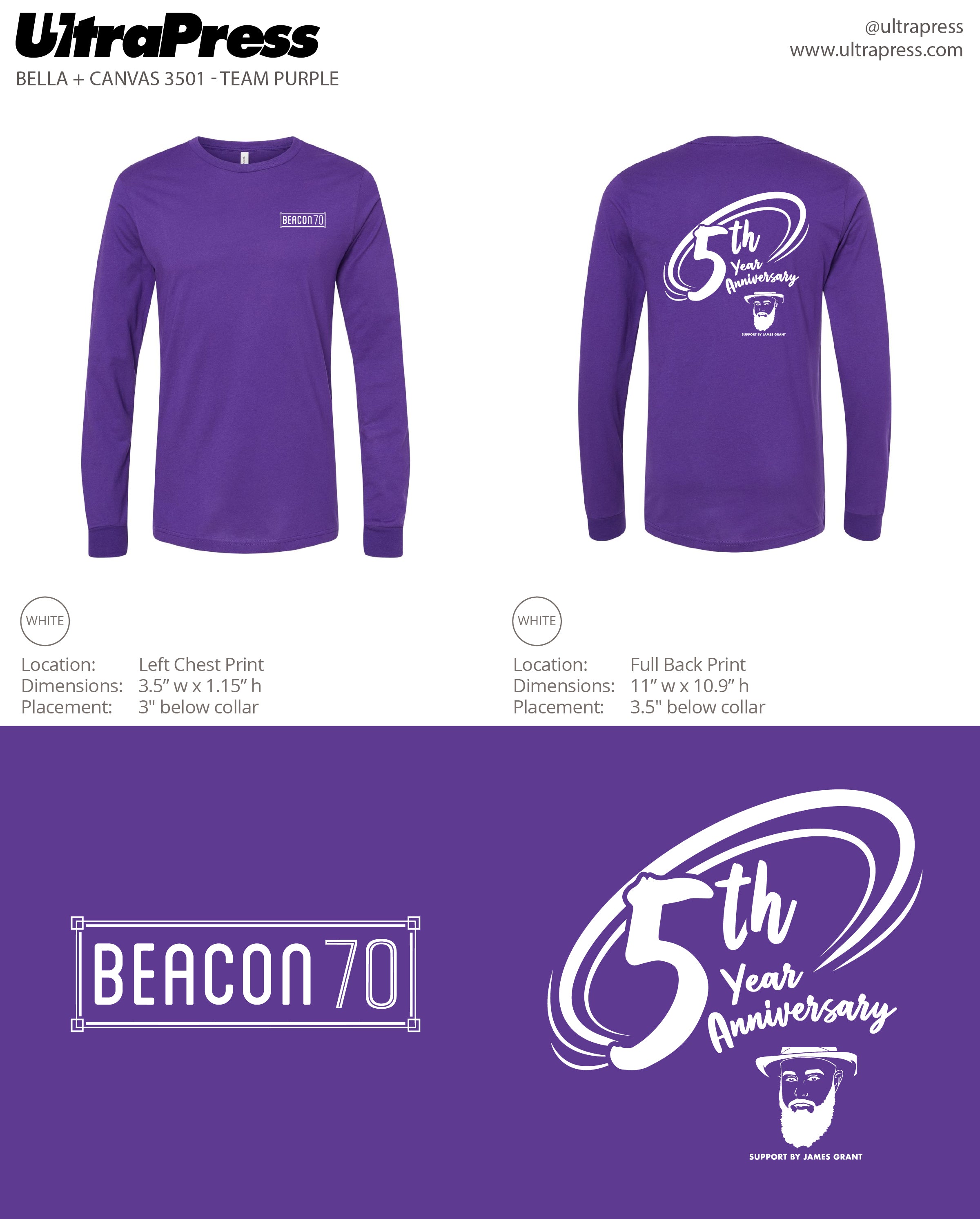 UP-SP-62402 Beacon 5th Year Anniversary 72 Min Qty (Bulk)