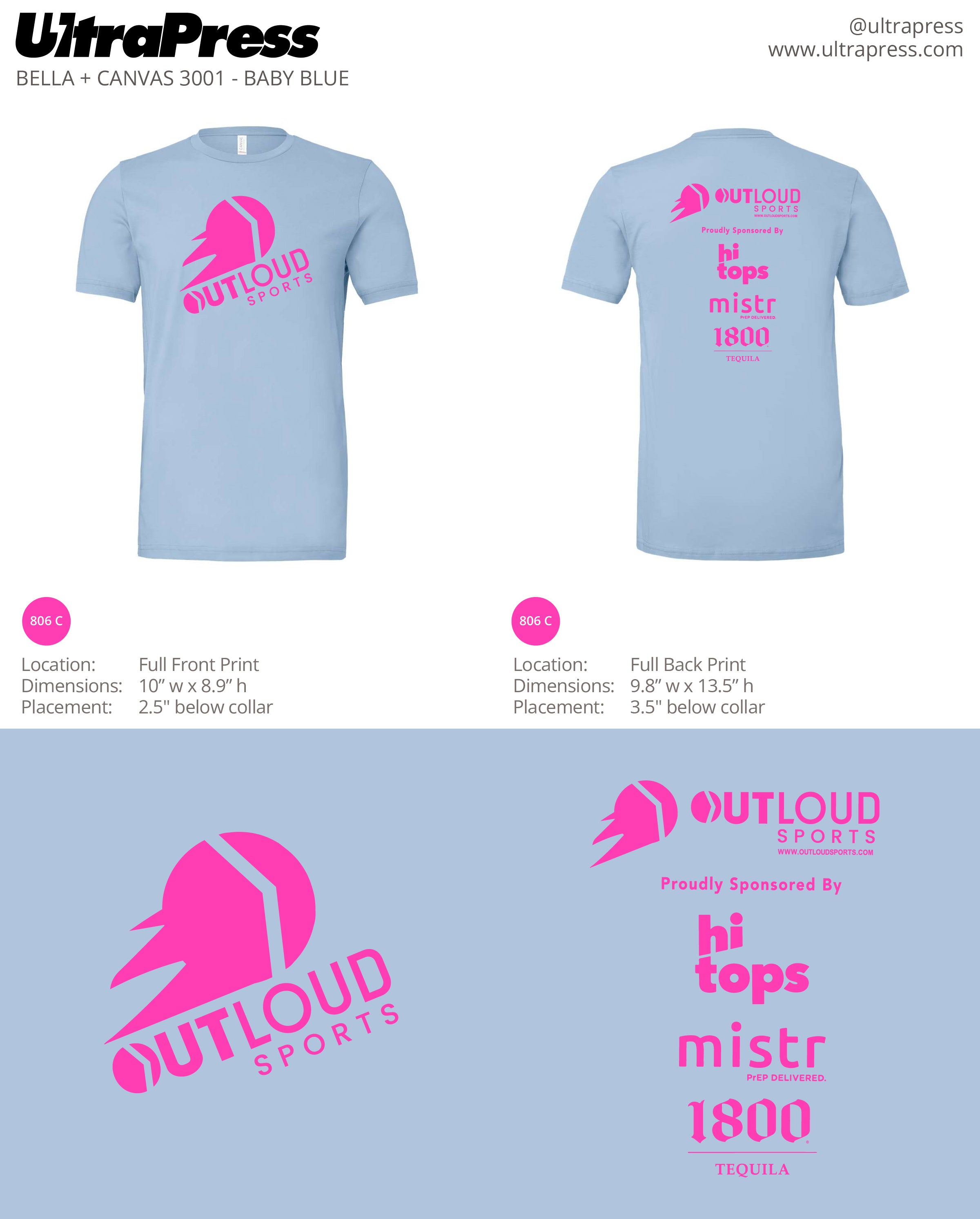 UP-SP-62423 OLS Fall 2022 LA Dodgeball 144 Min Qty (Bulk)