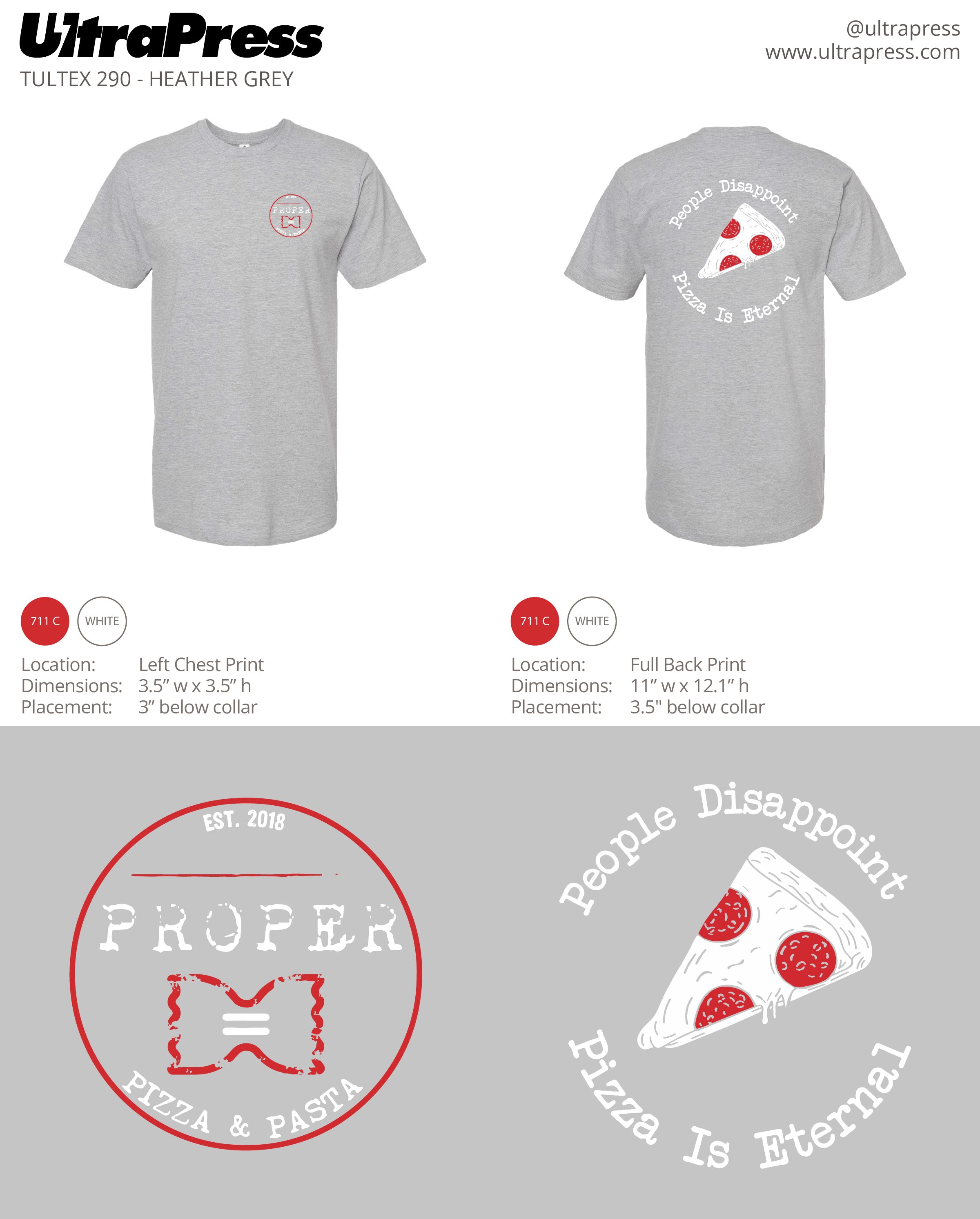 UP-SP-62620 Proper Pizza 48 Min Qty (Bulk)