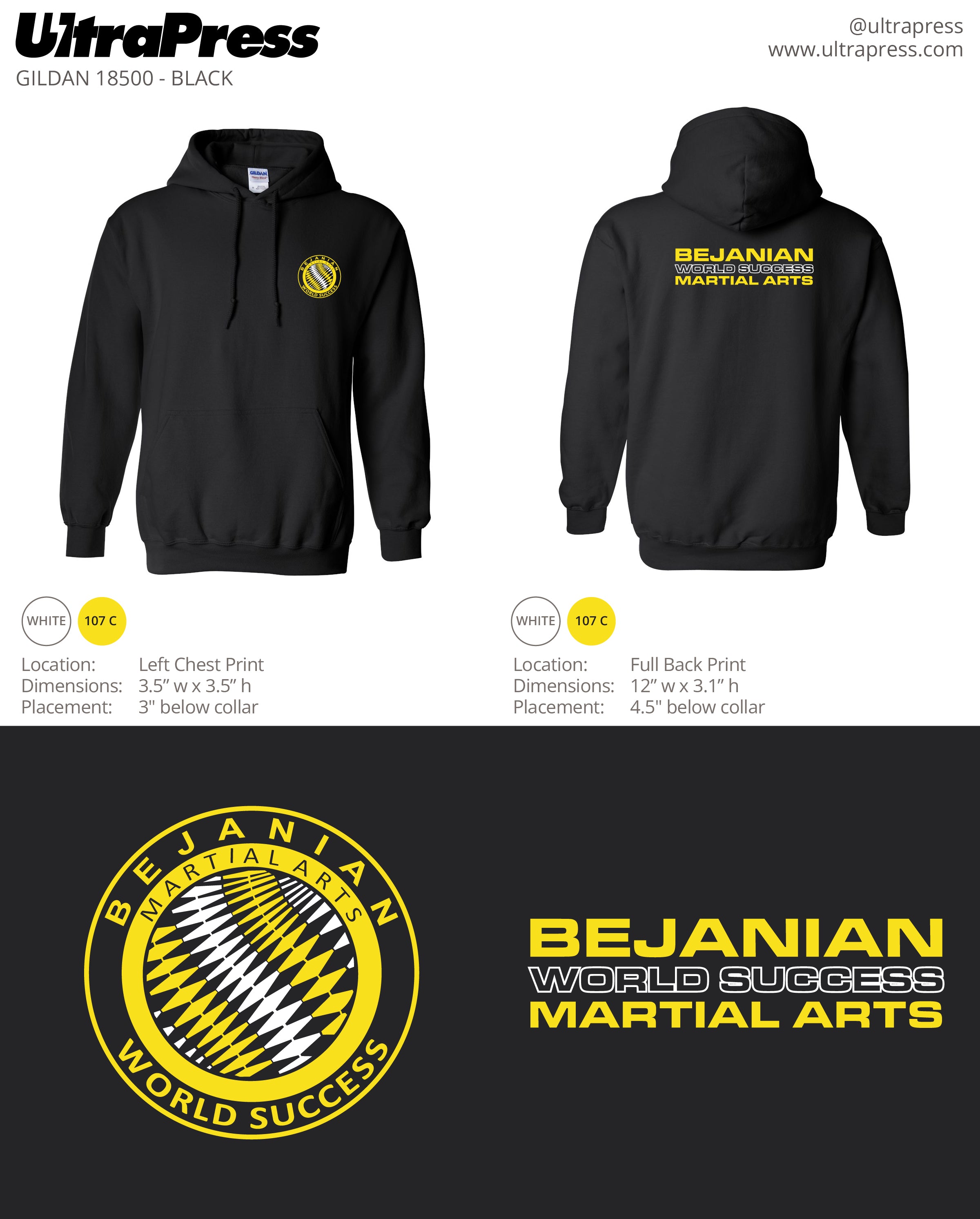 UP-SP-62636 Bejanian Martial Arts Adults 48 Min Qty (Bulk)