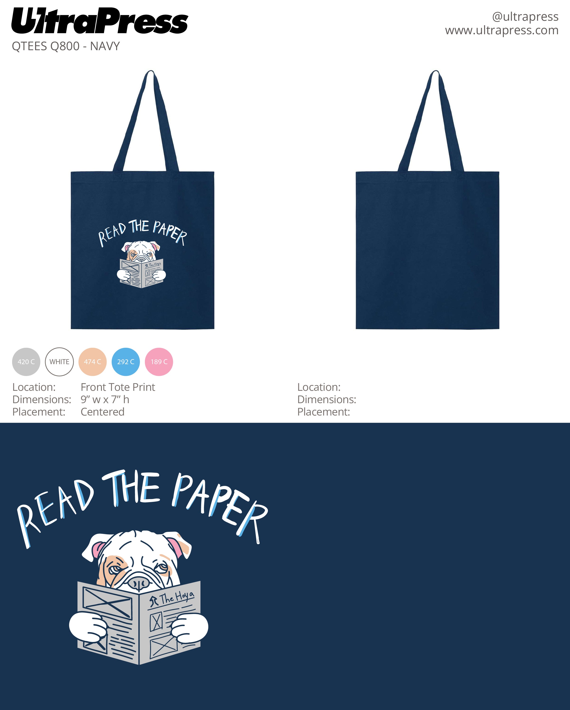 UP-SP-62647 Hoya Fall 2022 Tote Bag 24 Min Qty (Bulk)