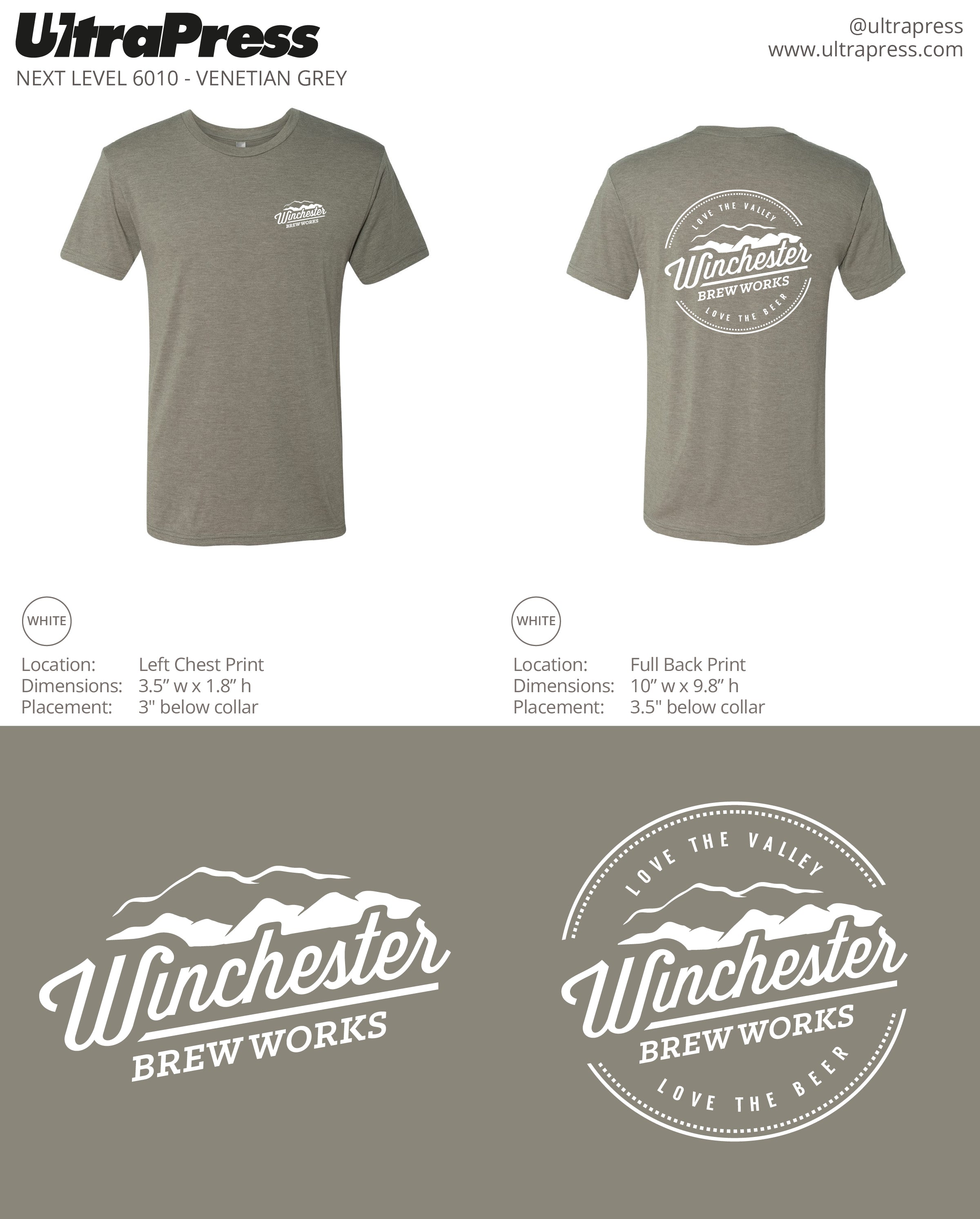 UP-SP-62654 Winchester Tees 72 Min Qty (Bulk)