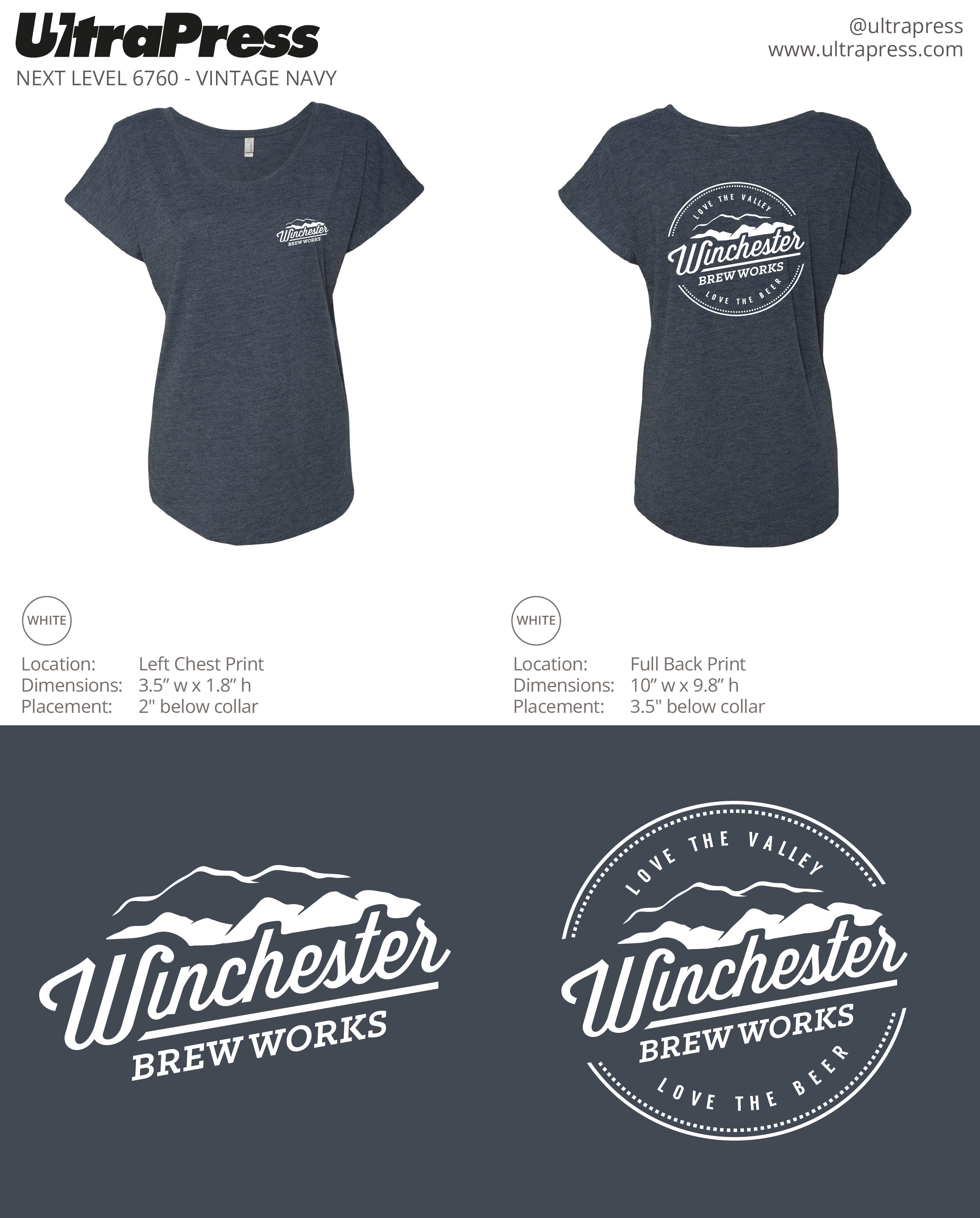 UP-SP-62654 Winchester Tees 72 Min Qty (Bulk)
