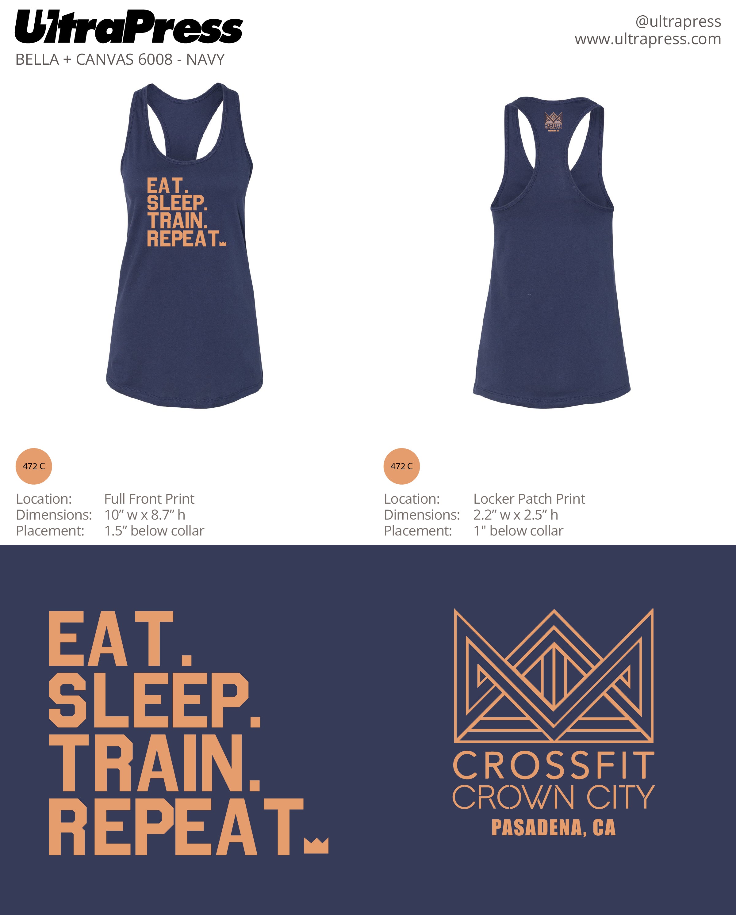 UP-SP-62820 Crossfit Crown City 2022 24 Min Qty (Bulk)