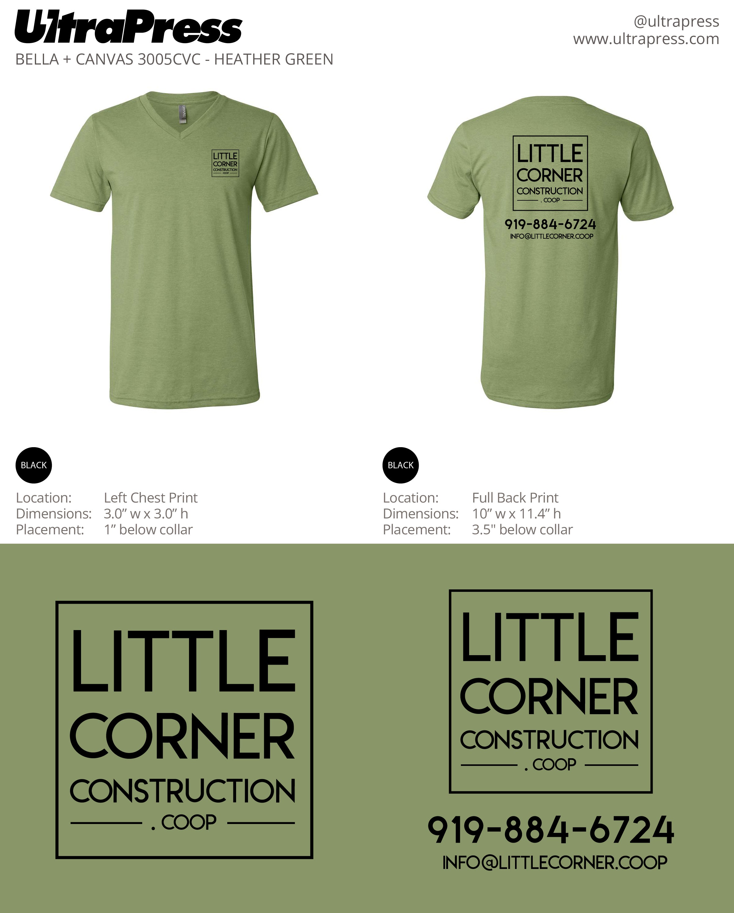 UP-SP-62839 Little Corner Construction in Black Ink 144 Min Qty (Bulk)