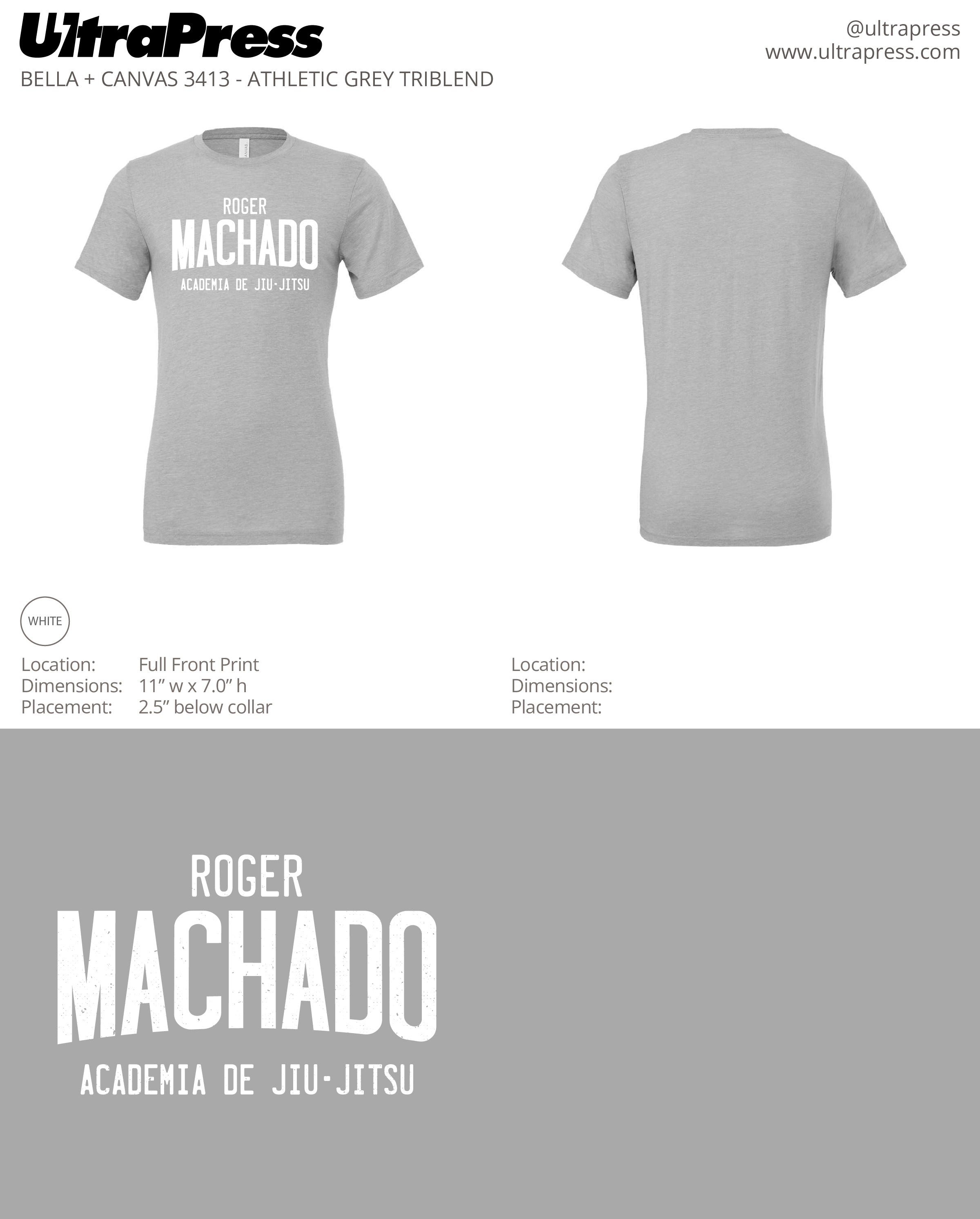 UP-SP-62852 Roger Machado Tees 72 Min Qty (Bulk)