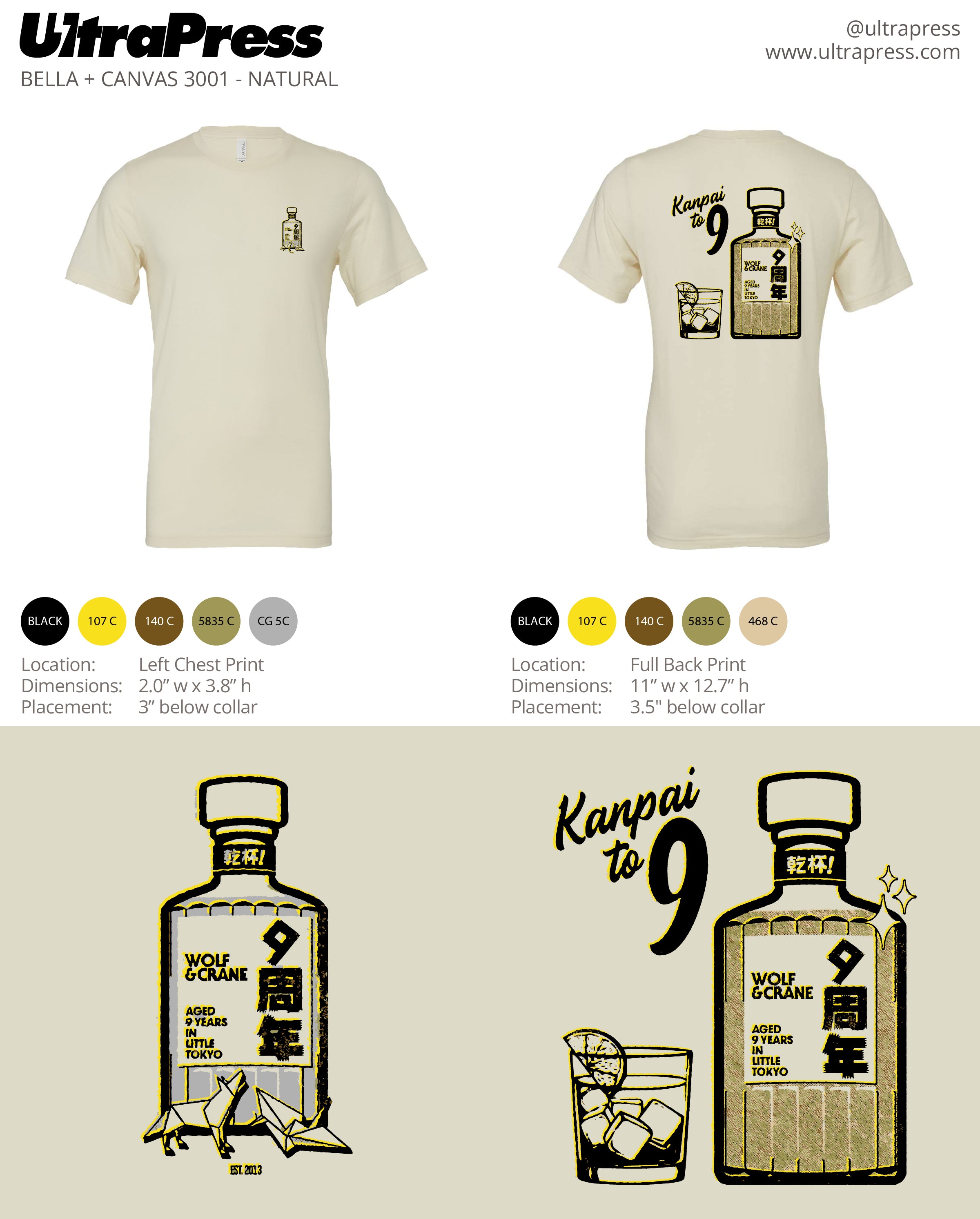 UP-SP-62860 Wolf and Crane 9th Anniversary V1 72 Min Qty (Bulk)