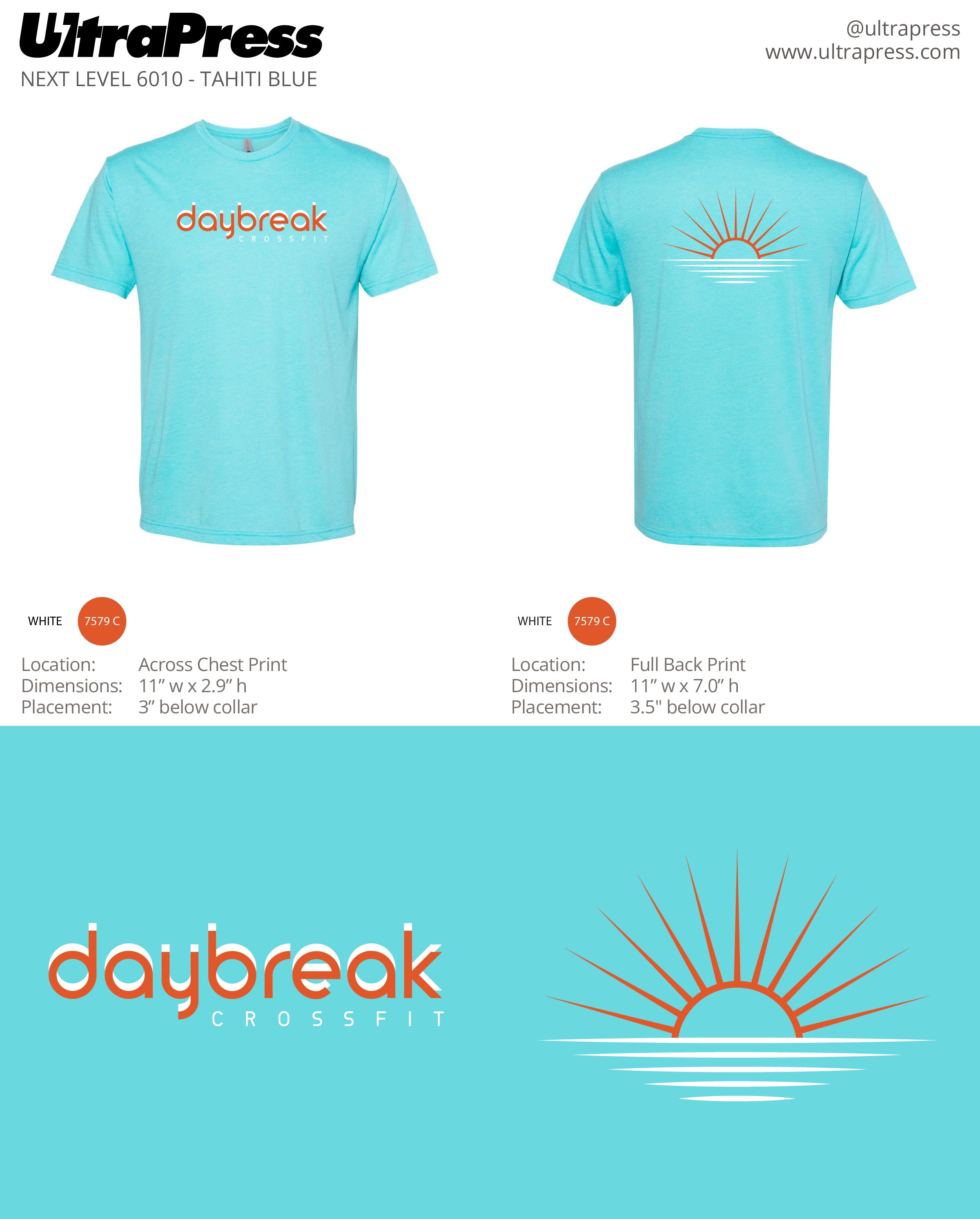 UP-SP-62869 CrossFit Daybreak Tri Blend 48 Min Qty (Bulk)