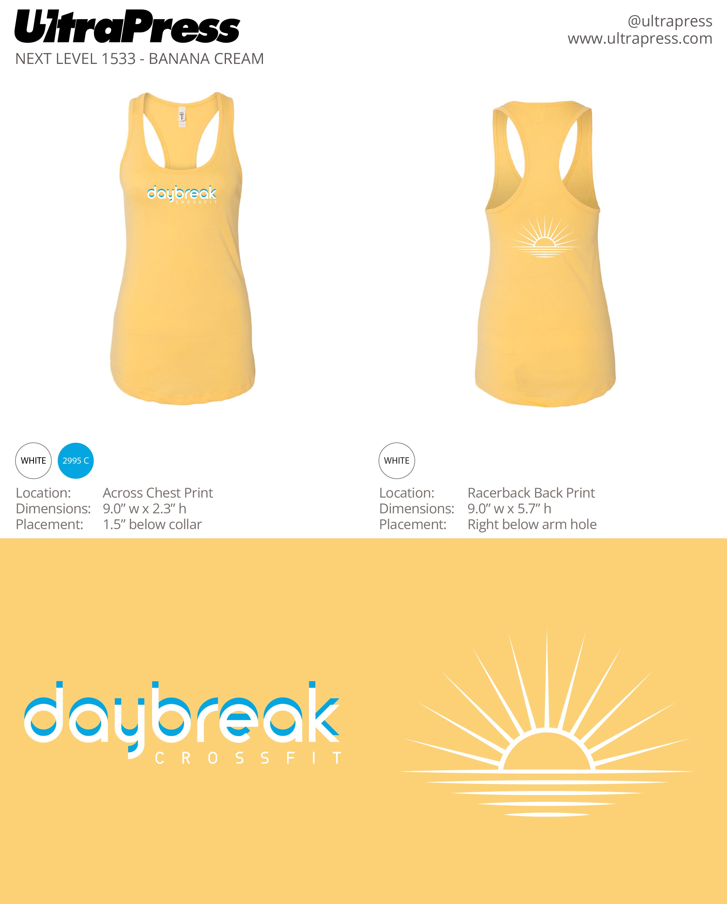 UP-SP-62871 CrossFit Daybreak Racertank 48 Min Qty (Bulk)