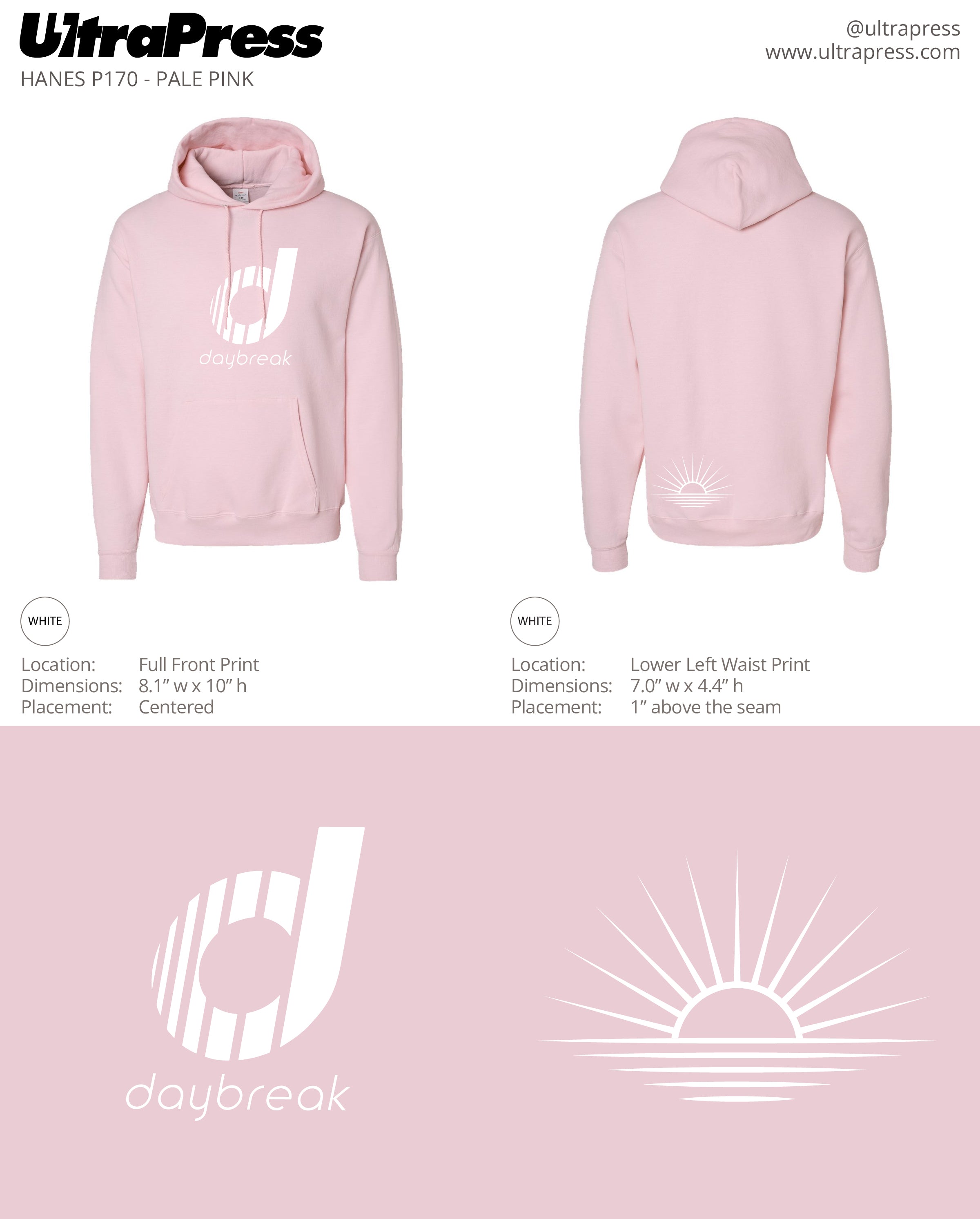 UP-SP-62873 CrossFit Daybreak Hoodies V2 24 Min Qty (Bulk)